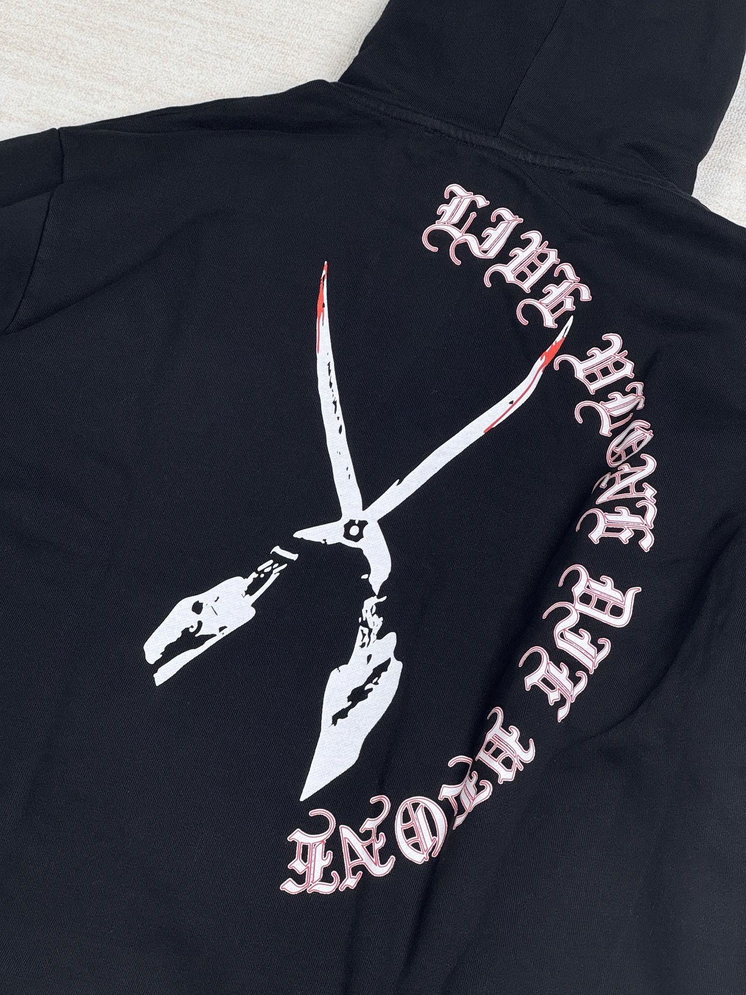 Vlone vlone slit scissors hoodie Size US M / EU 48-50 / 2 - 2 Thumbnail