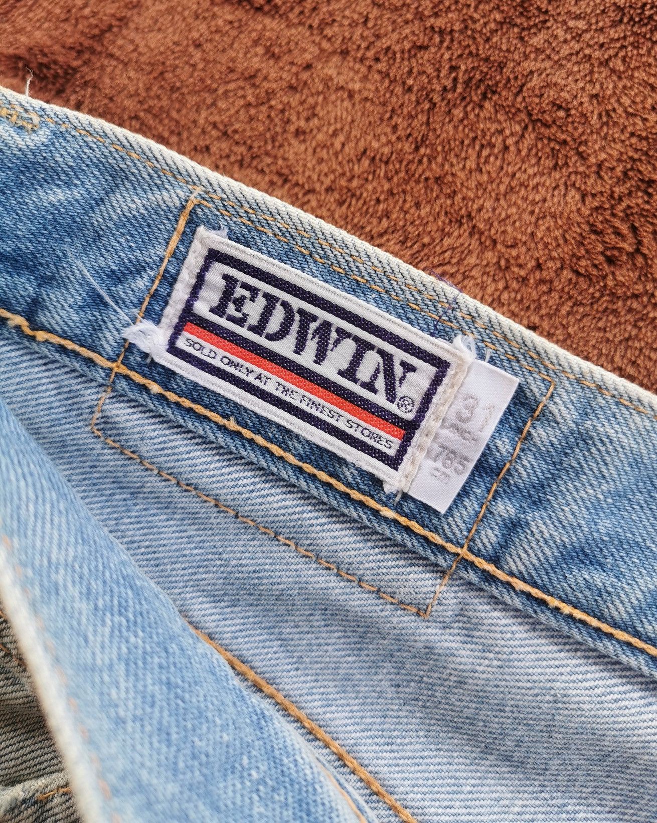 Edwin Vintage Edwin Distressed Patchwork Denim Jeans Size US 30 / EU 46 - 6 Thumbnail