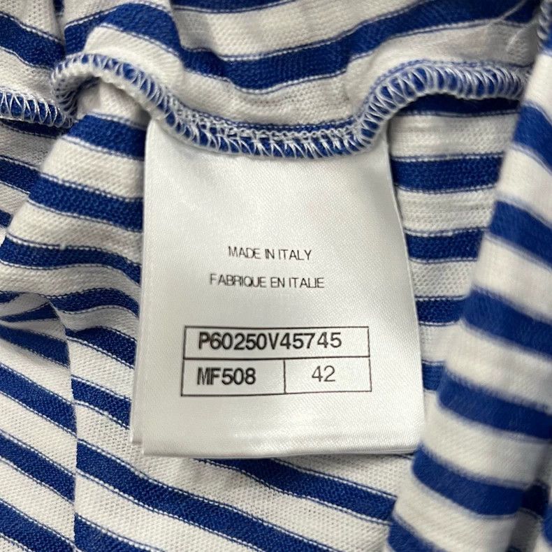 Chanel Chanel Navy blue and white striped drawstring dress Size M / US 6-8 / IT 42-44 - 4 Thumbnail