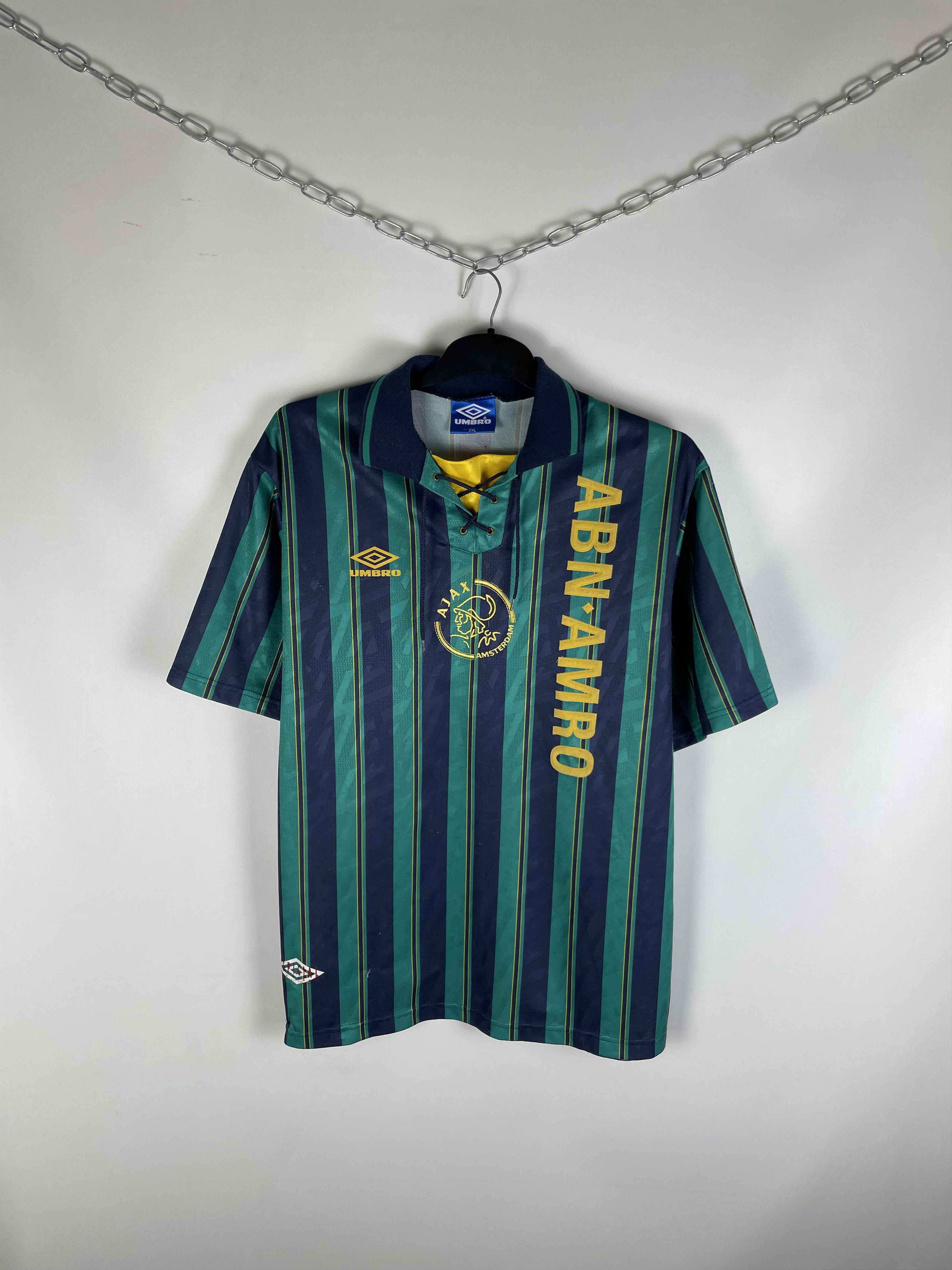 Umbro × Vintage England 90s Green Flag training football polo