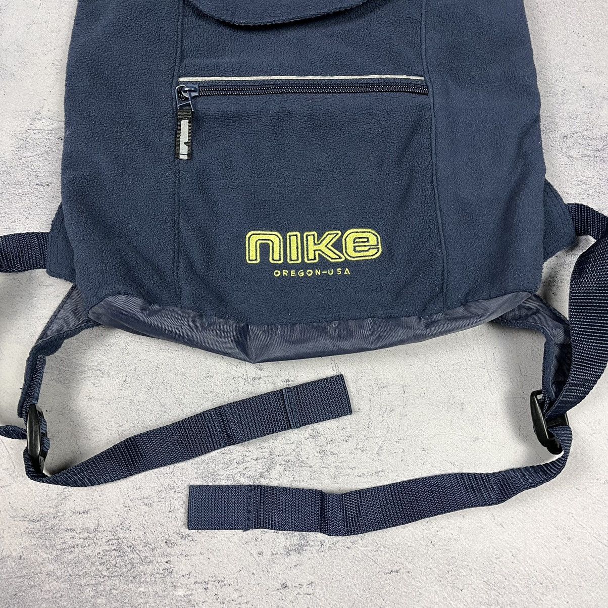 Nike × Vintage Vintage Nike fleece y2k mini backpack bag 90’s Size ONE SIZE - 5 Thumbnail