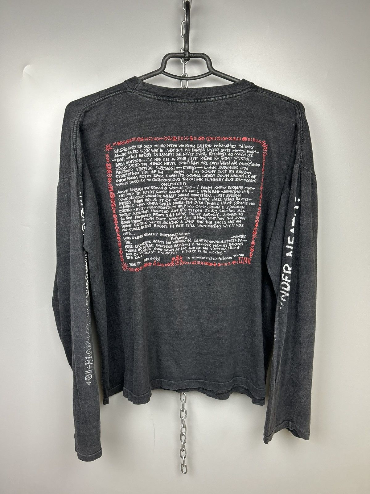 Band Tees × Vintage Vintage 90s Underneath What Band Long Sleeve Size US M / EU 48-50 / 2 - 3 Thumbnail