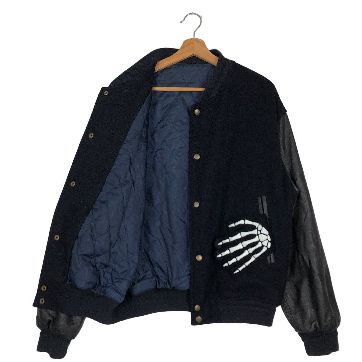 Japanese Brand 🔥90’s VINTAGE VARSITY JACKET LEATHER FA CLUB JAPAN Size US M / EU 48-50 / 2 - 9 Thumbnail