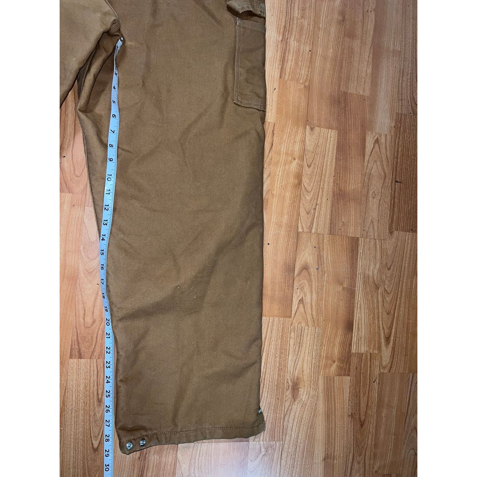 Carhartt Carhartt Bib Overalls Quilt Coveralls Duck Canvas 40x30 Size US XXL / EU 58 / 5 - 10 Thumbnail