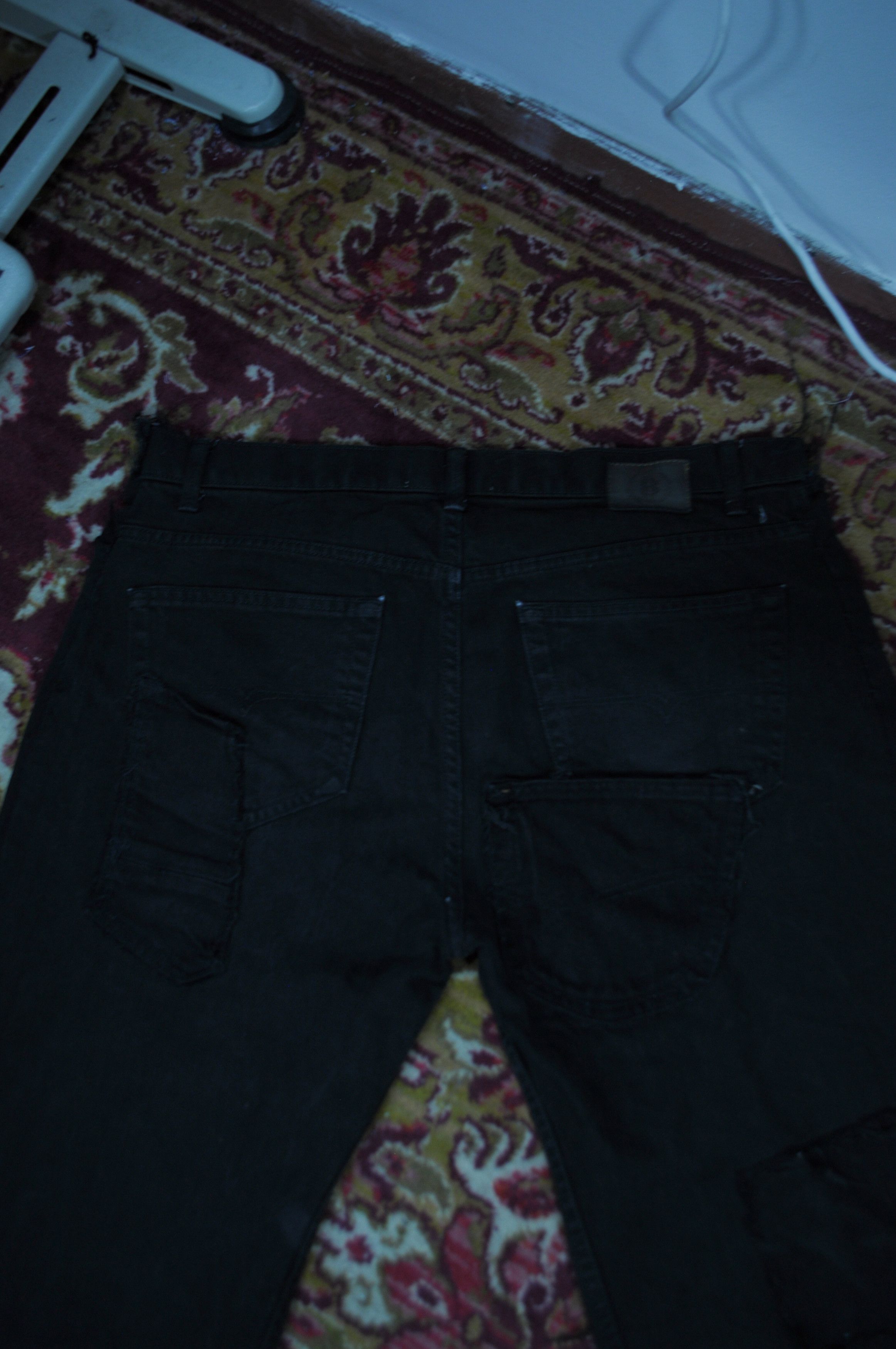 Vintage Custom Black Denim Vintage Size US 36 / EU 52 - 4 Thumbnail