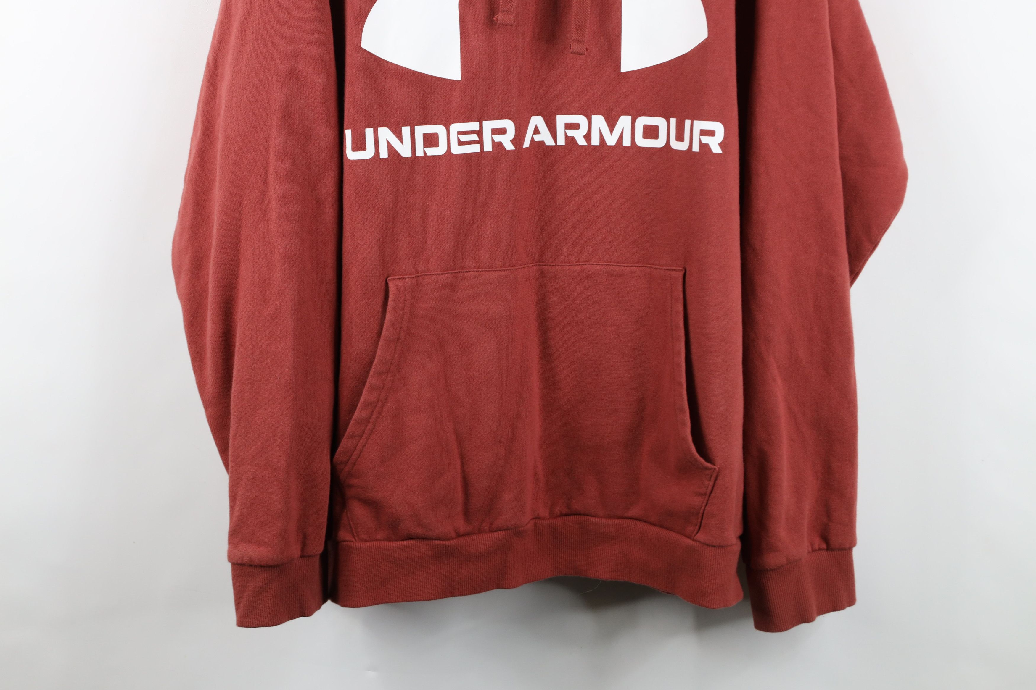 Under Armour Under Armour ColdGear Spell Big Logo Hoodie Sweatshirt Red Size US XXL / EU 58 / 5 - 3 Thumbnail