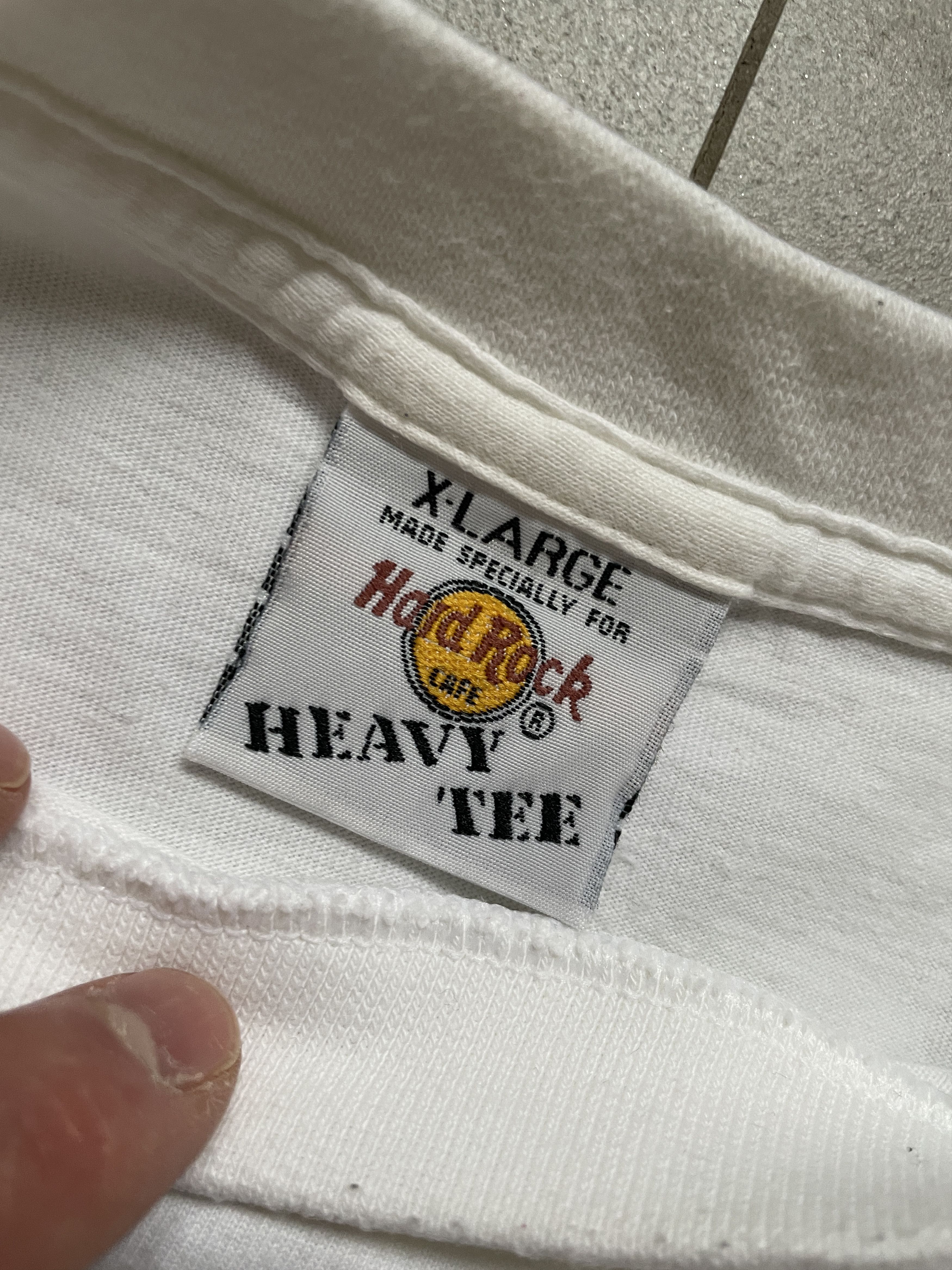 Hard Rock Cafe VINTAGE 90S HARD ROCK CAFÉ LONDON WHITE ORIGINAL 1971 CAFE Size US XL / EU 56 / 4 - 6 Thumbnail