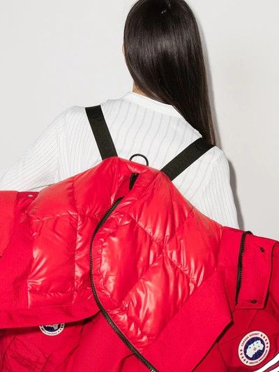 Canada Goose o1mle0424 Cropped Snow Mantra Parka in Red Size M / US 6-8 / IT 42-44 - 3 Thumbnail