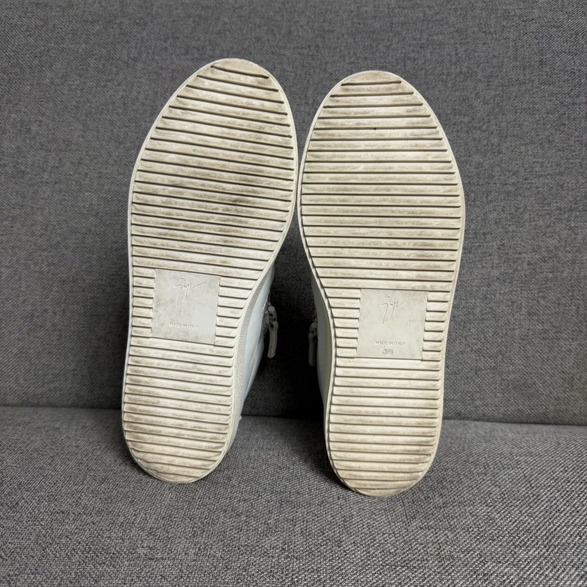 Giuseppe Zanotti Giuseppe Zanotti Leather Hi Top Sneakers Size US 6.5 / EU 39-40 - 12 Thumbnail