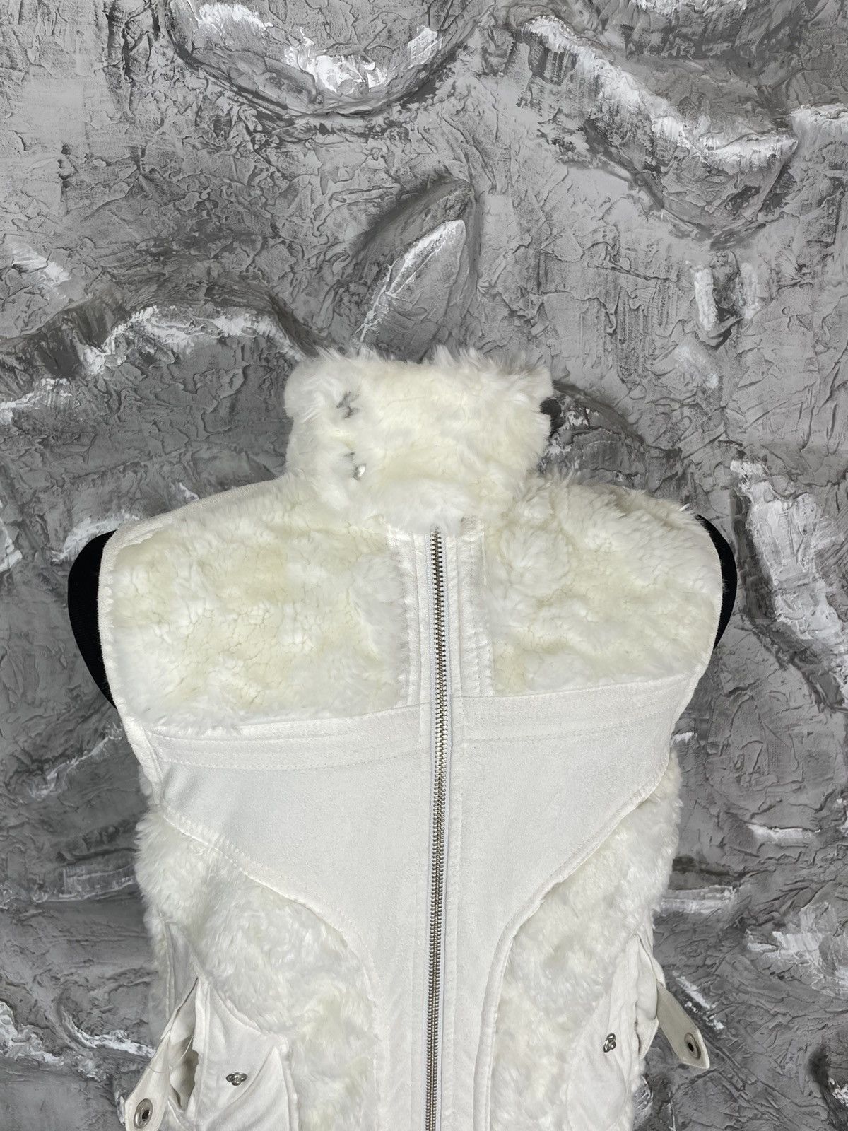 If Six Was Nine 2000s Y2K Fur Vest Japanese Opium Archive Rick Owens Style Size US S / EU 44-46 / 1 - 6 Thumbnail