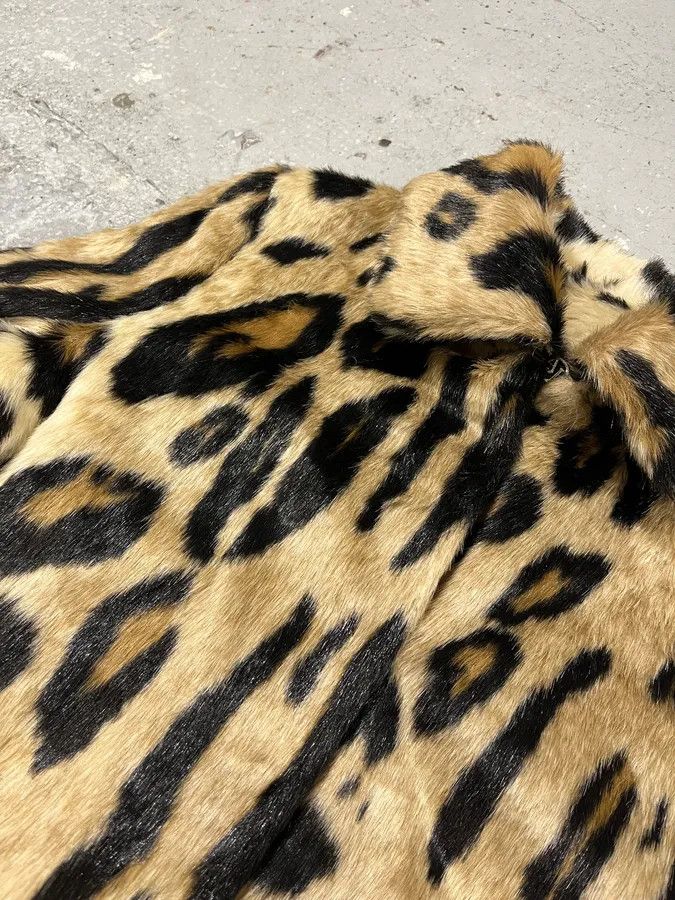Armani 2000s Armani Fake Fur Leopard Long Jacket Size M / US 6-8 / IT 42-44 - 8 Thumbnail