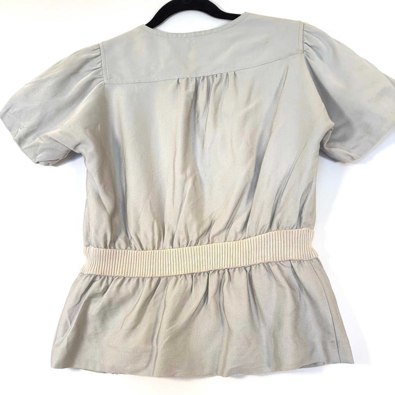 Generra Vintage Generra Zip Front Peplum Jacket Sage Green Womens 4 Size S / US 4 / IT 40 - 3 Thumbnail