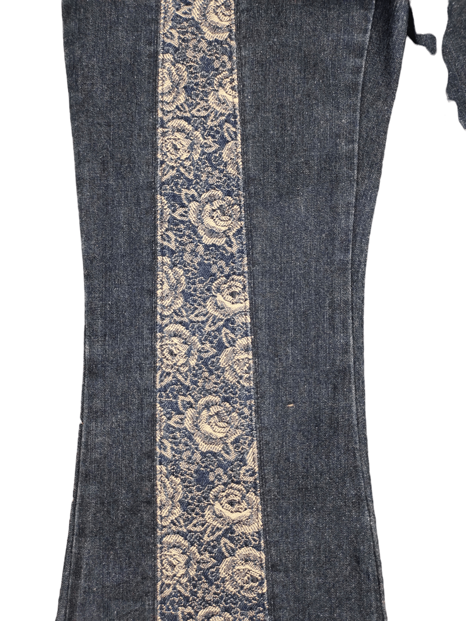 Hysteric Glamour Flare Jeans Flower Embroidered High Rise Bootcut Bellbottom Size US 27 - 7 Thumbnail
