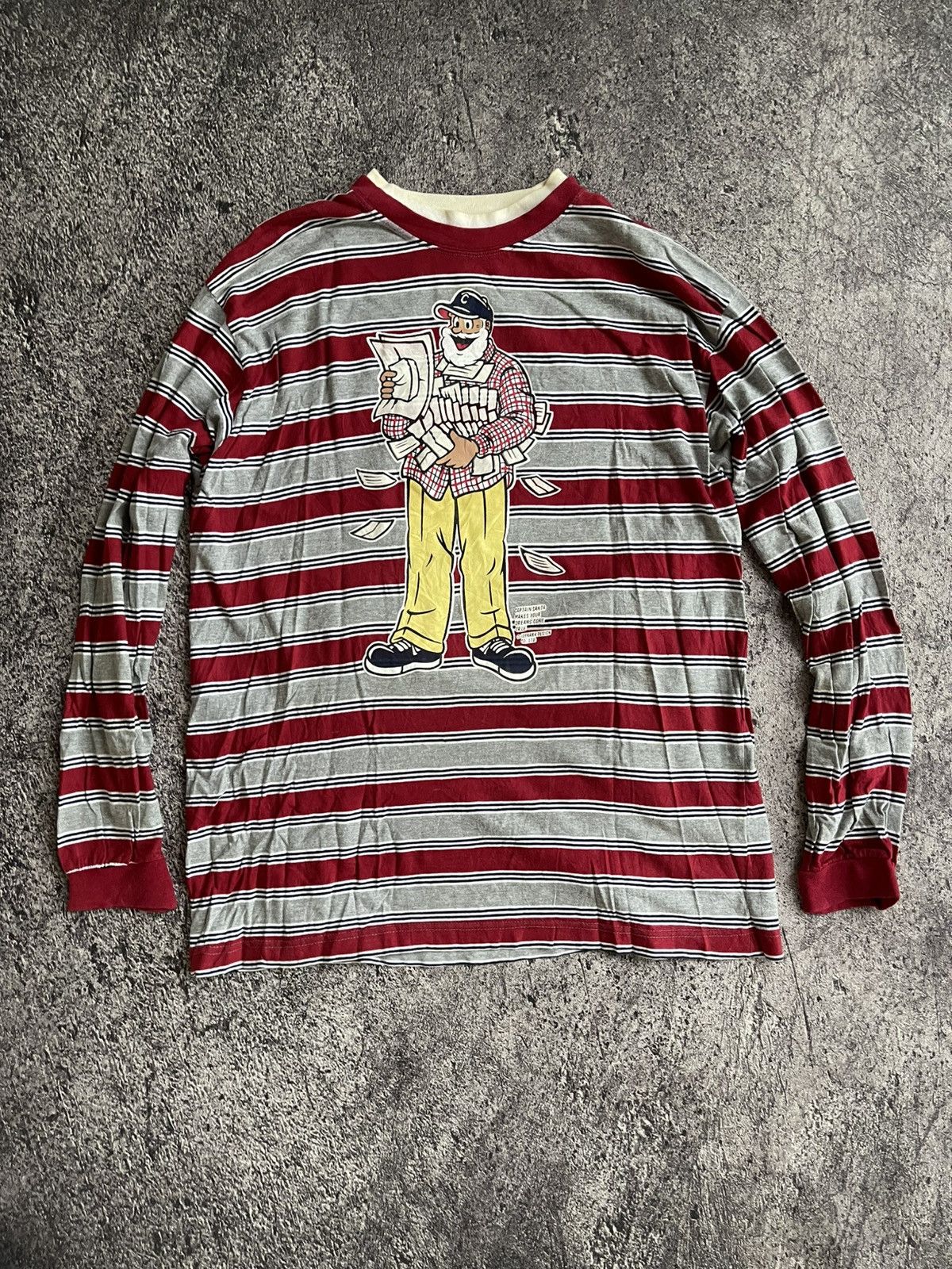 Japanese Brand Y2K Captain Santa ifsixwasnine long sleeve Size US XL / EU 56 / 4 - 1 Thumbnail