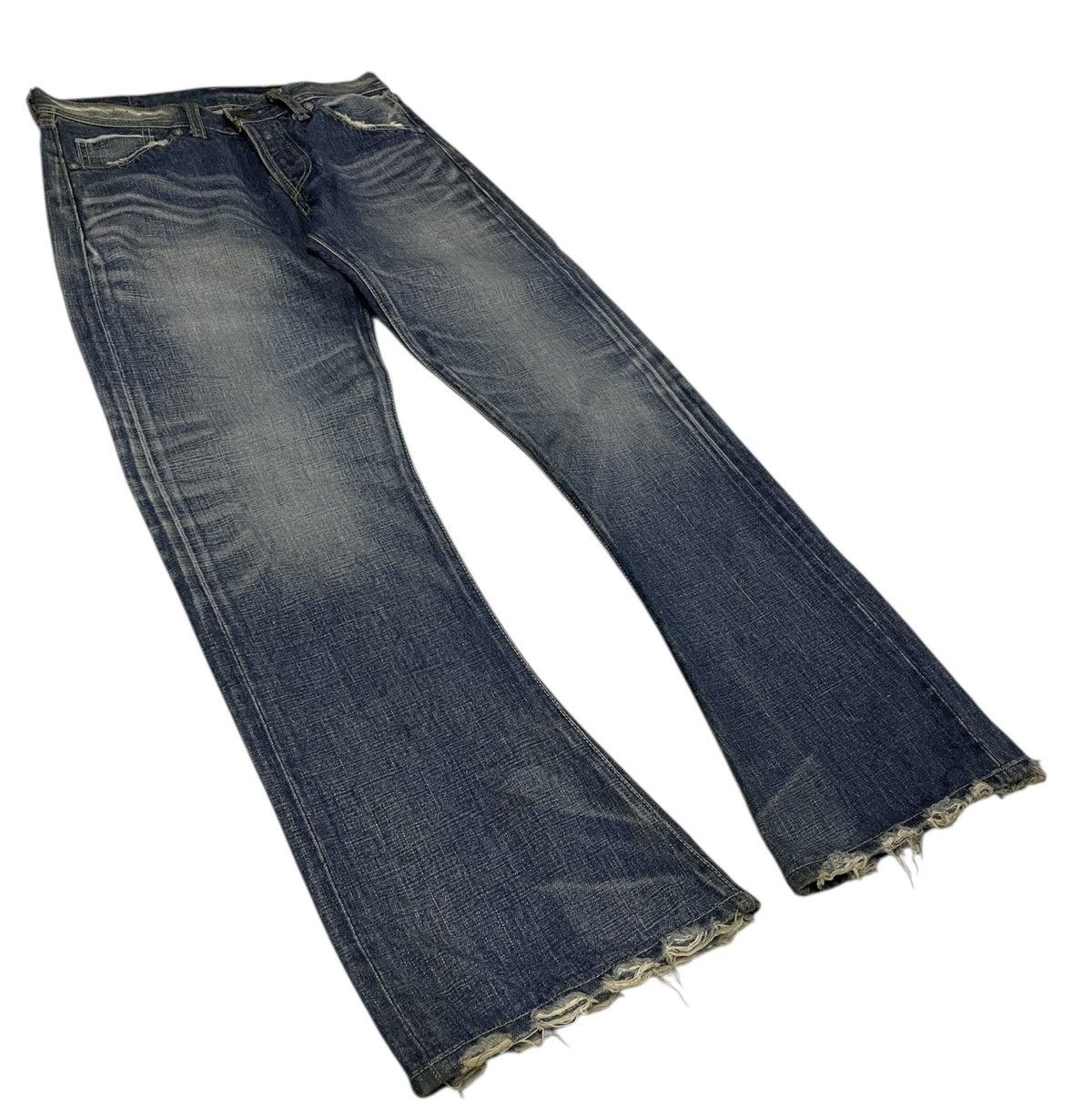If Six Was Nine Vintage Levis Flare Jeans Size US 28 / EU 44 - 5 Thumbnail