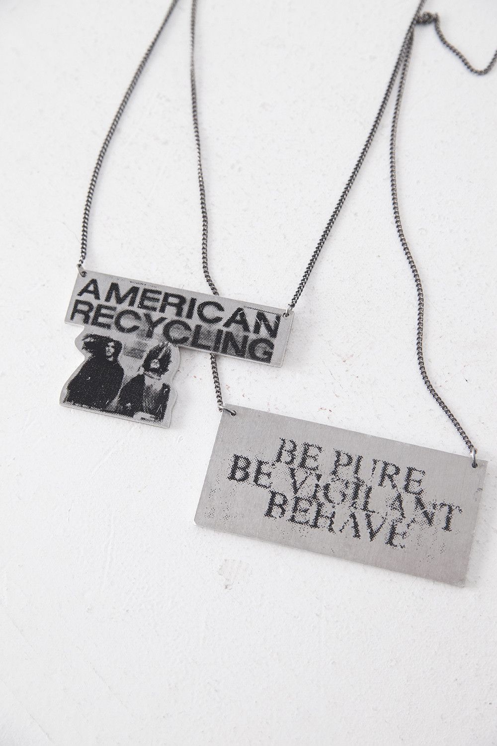 Raf Simons SS02 American Recycling necklace Size ONE SIZE - 7 Thumbnail