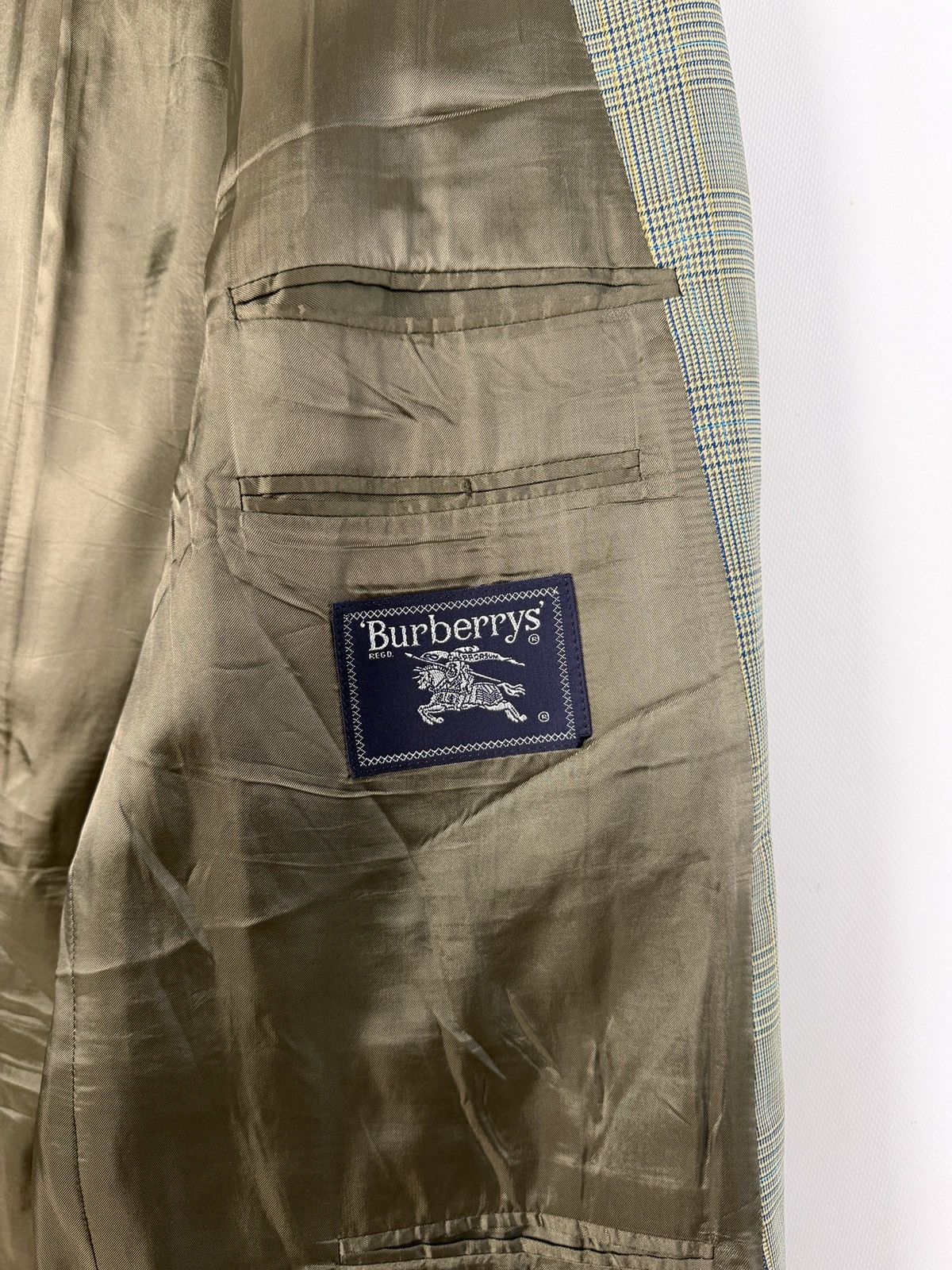 Burberry Burberry Vintage Blazer Jacket Wool Made in Germany Size 29 Size 36S - 8 Thumbnail