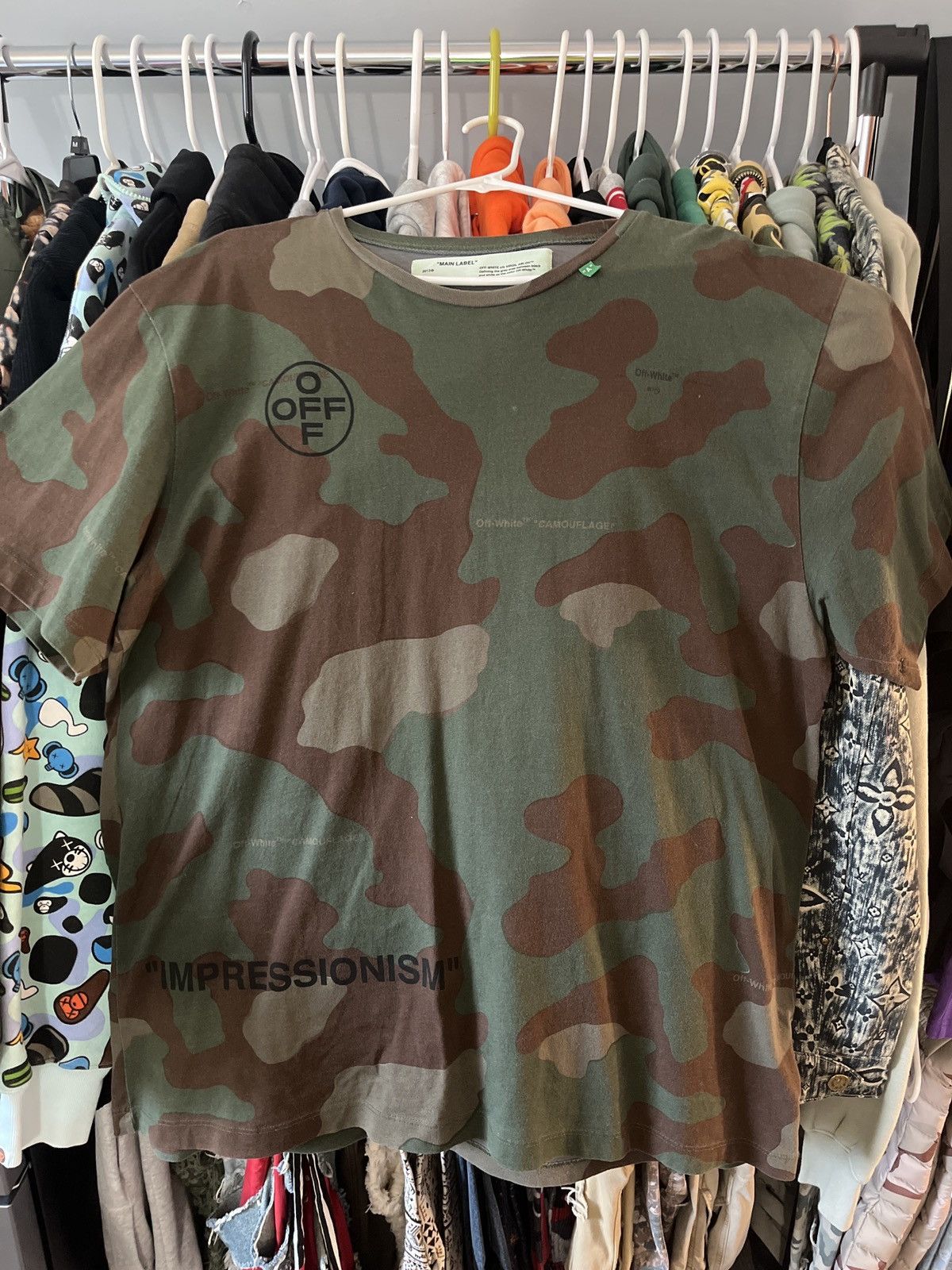 Off-White Off White “Impressionism” Tee- Size Small Size US S / EU 44-46 / 1 - 1 Thumbnail