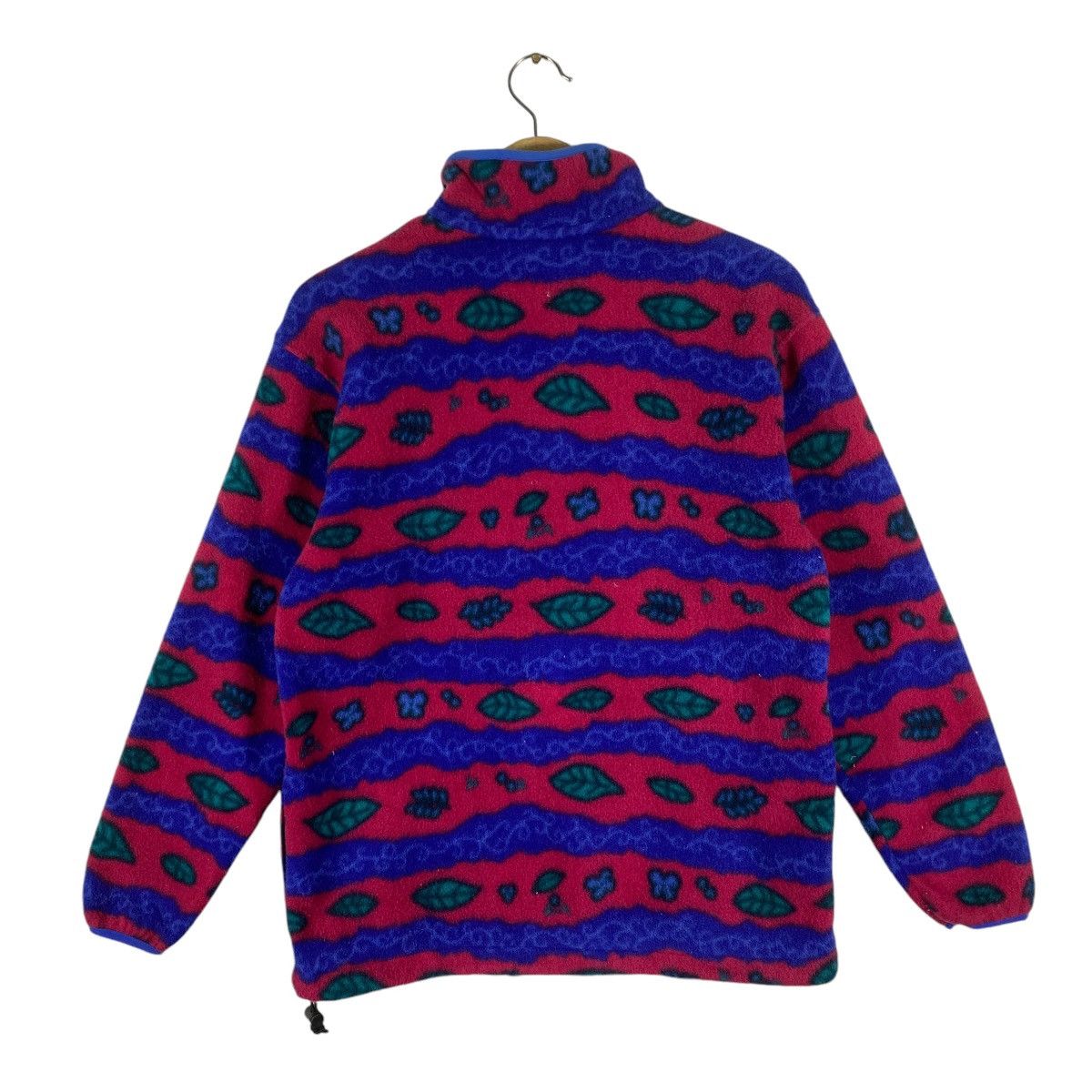 L.L. Bean × Patagonia Vintage Vintage L.L. Bean Red Multi Polar Fleece Half Button Size US M / EU 48-50 / 2 - 8 Thumbnail