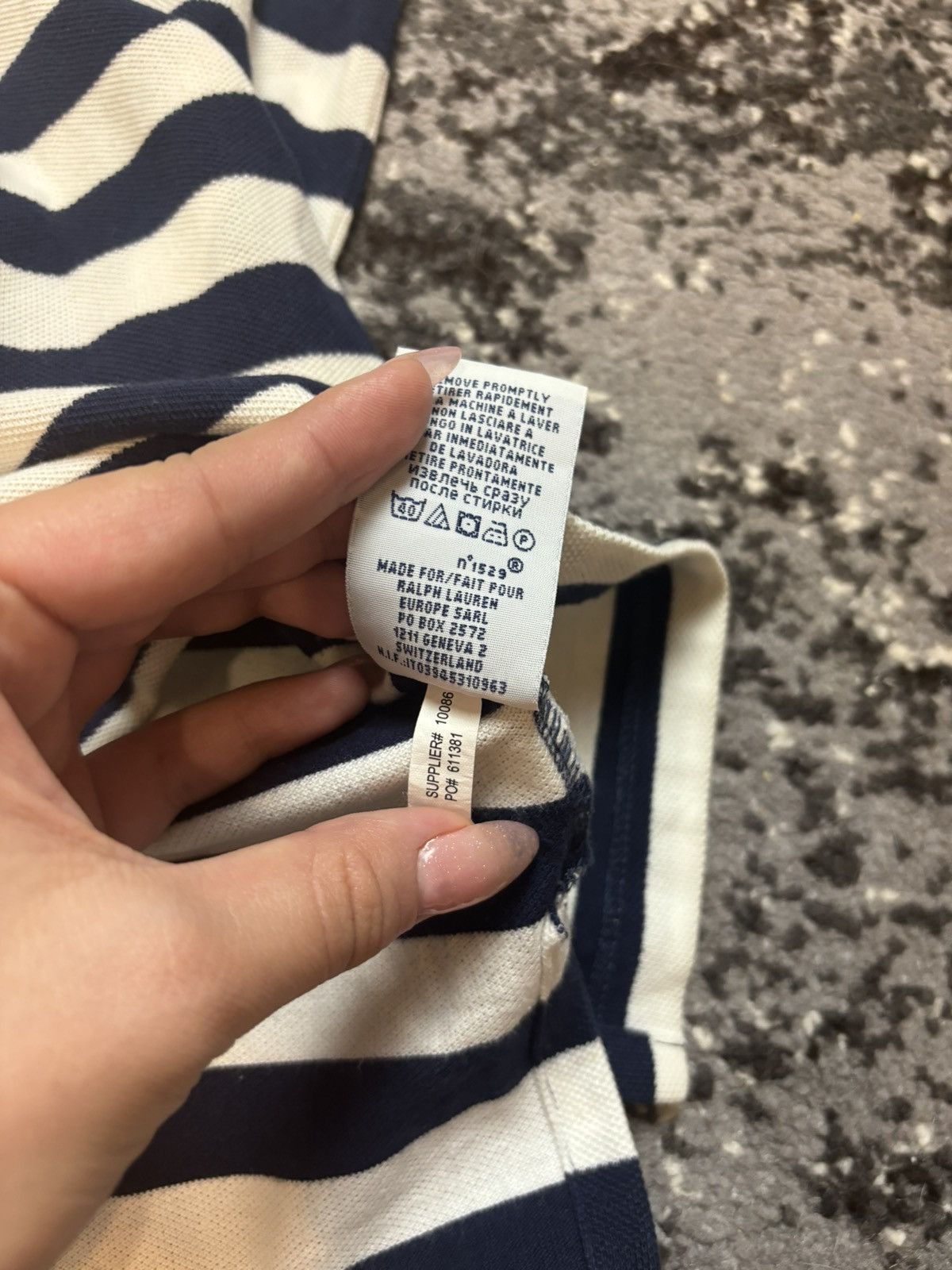 Polo Ralph Lauren × Vintage Polo Ralph Lauren Stripe Cotton Pocket logo Size XS / US 0-2 / IT 36-38 - 6 Thumbnail