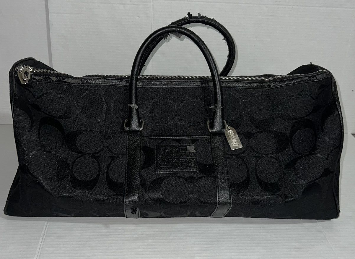 Coach Vintage Coach Jackard Weekender Duffel Canvas Travel Bag Size ONE SIZE - 1 Thumbnail