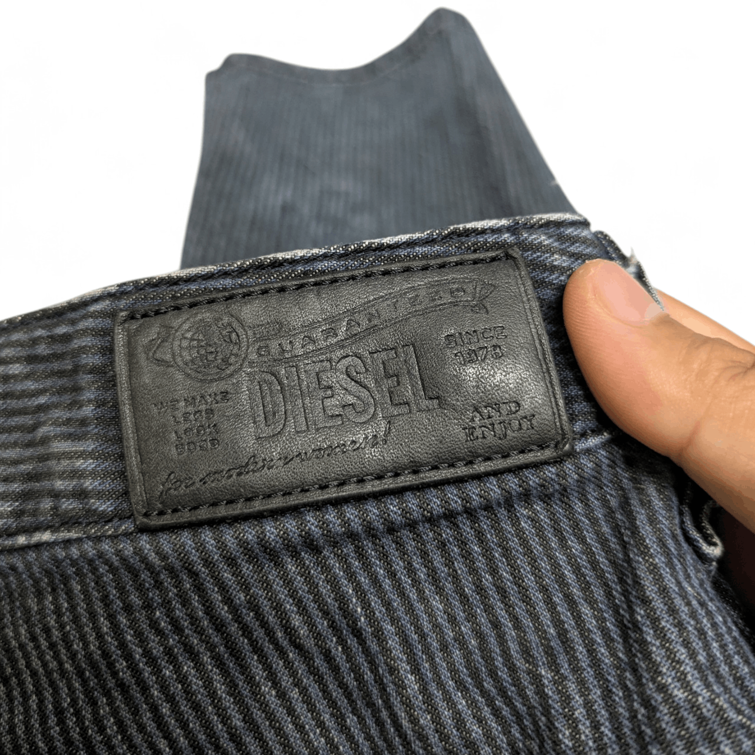 Diesel Diesel Fayza Stripe Denim Jeans Italy Size US 27 - 8 Thumbnail
