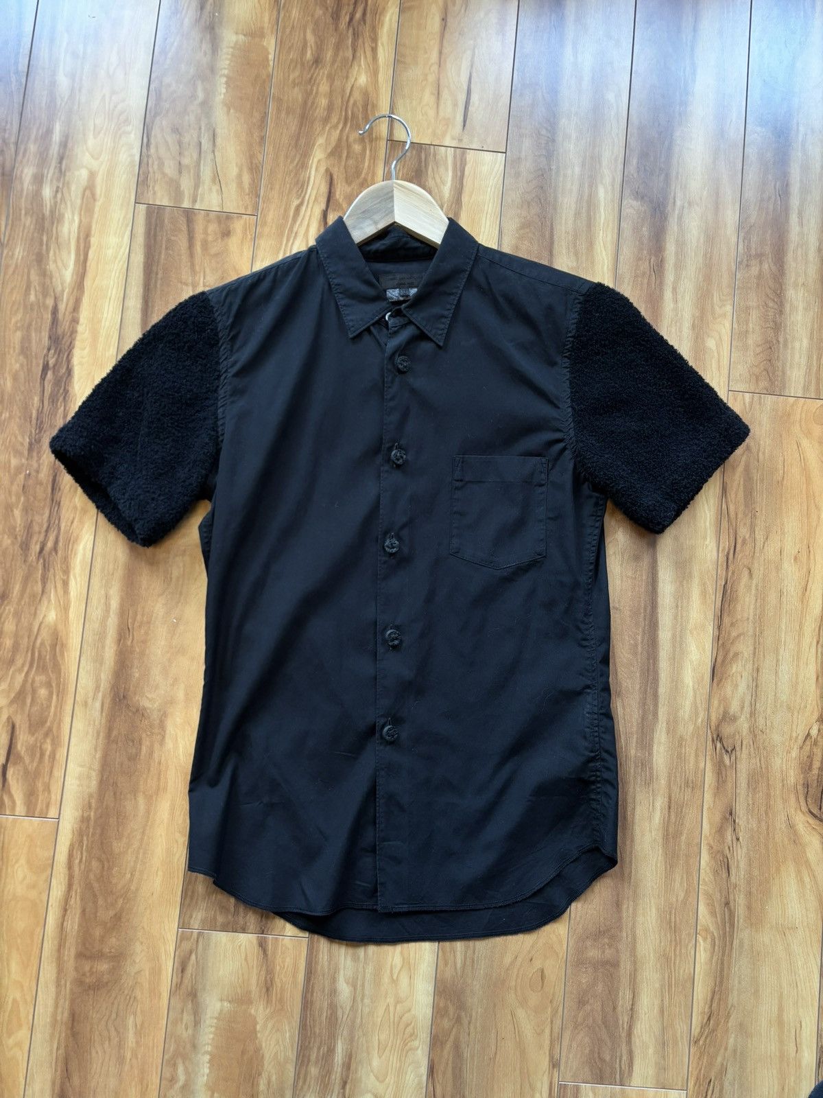 Comme des Garcons Homme Plus Comme des Garçons Homme Plus Fuzzy Sleeve Shirt Size US XS / EU 42 / 0 - 1 Thumbnail