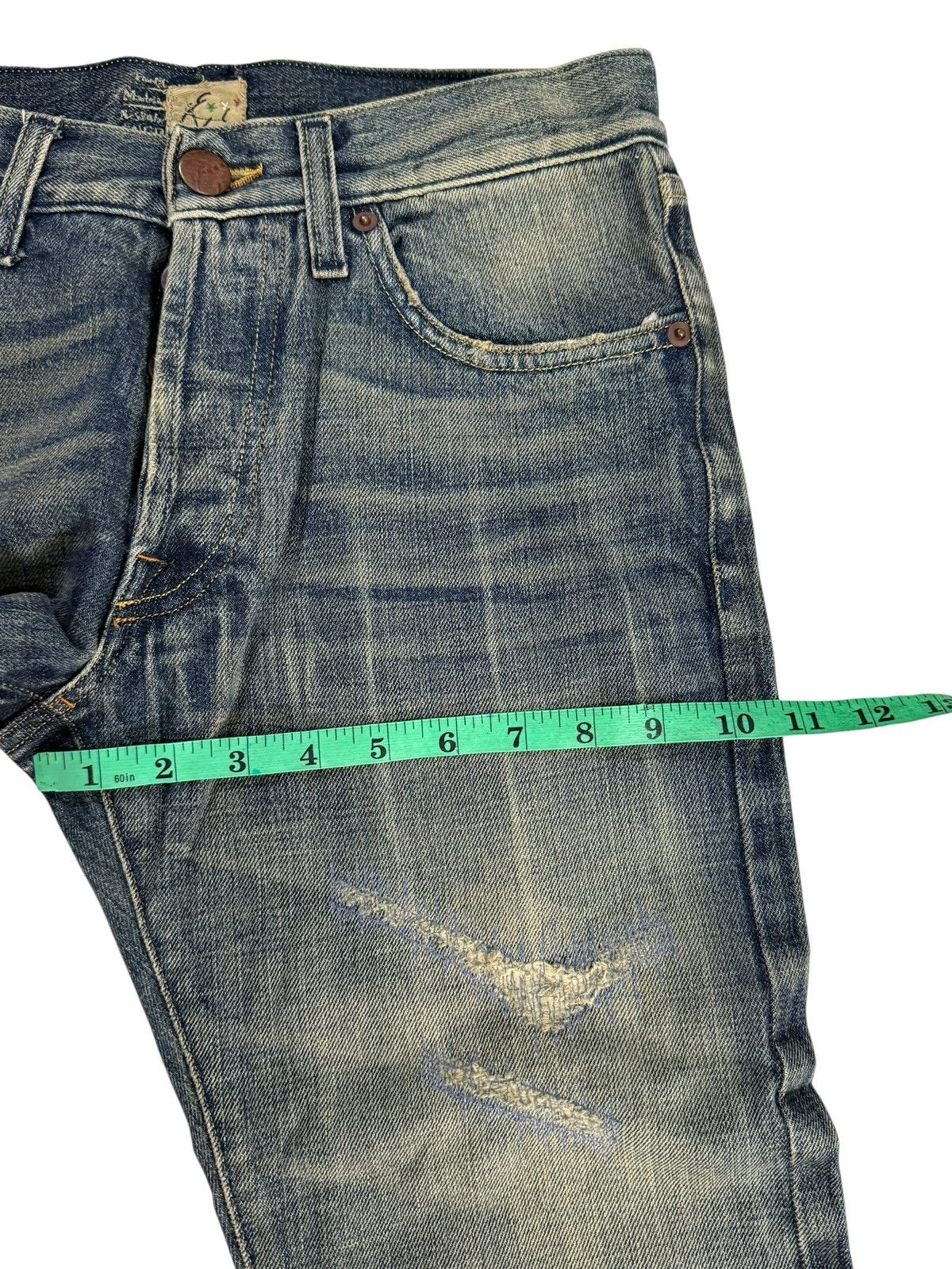 Energie Patchwork Jeans Distressed Energie Italy Selvedge Denim Size US 28 / EU 44 - 10 Thumbnail