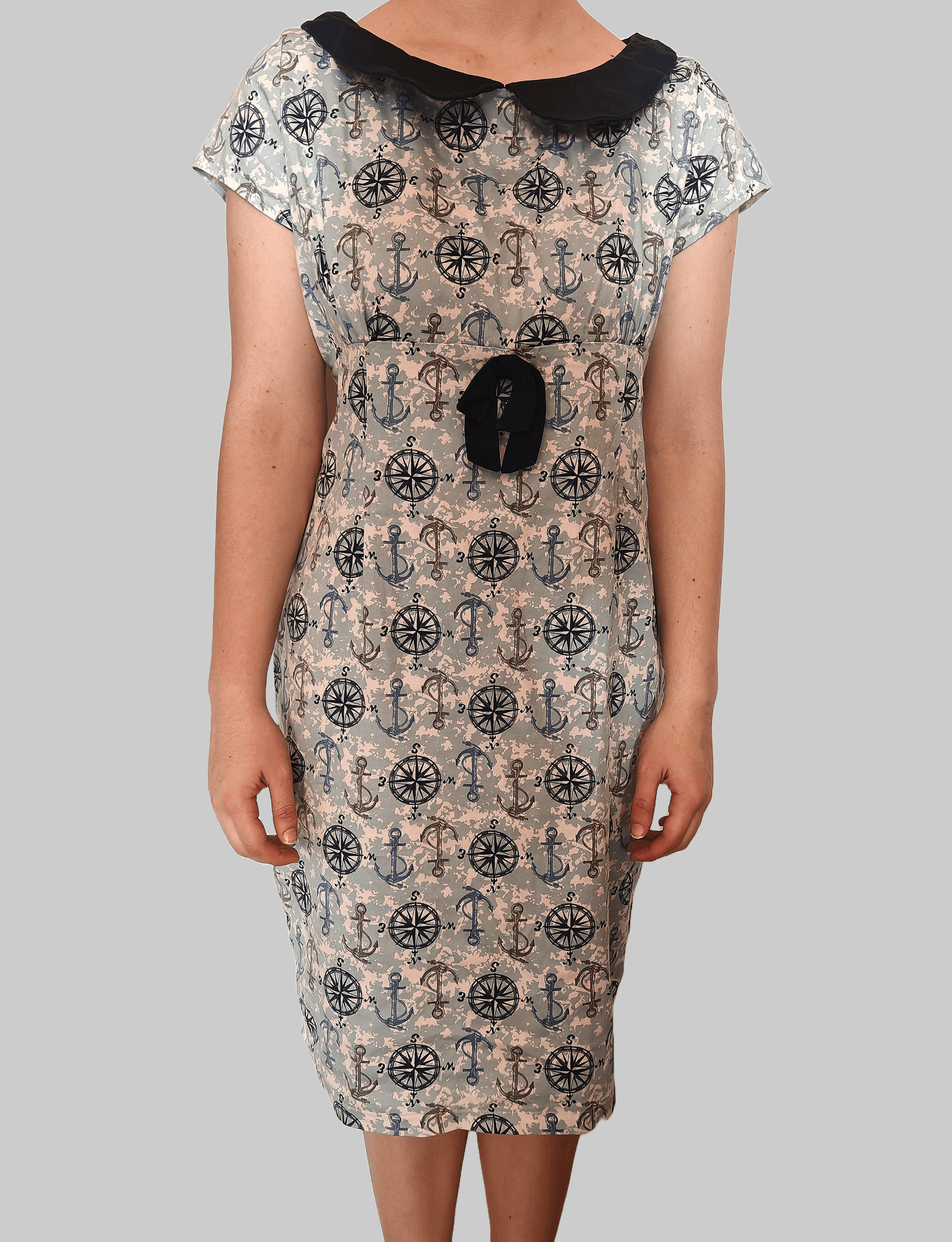 Other Banned Apparel Retro Plus Size Nautical Compass Print Dress Size XXL / US 16-18 / IT 52-54 - 1 Thumbnail