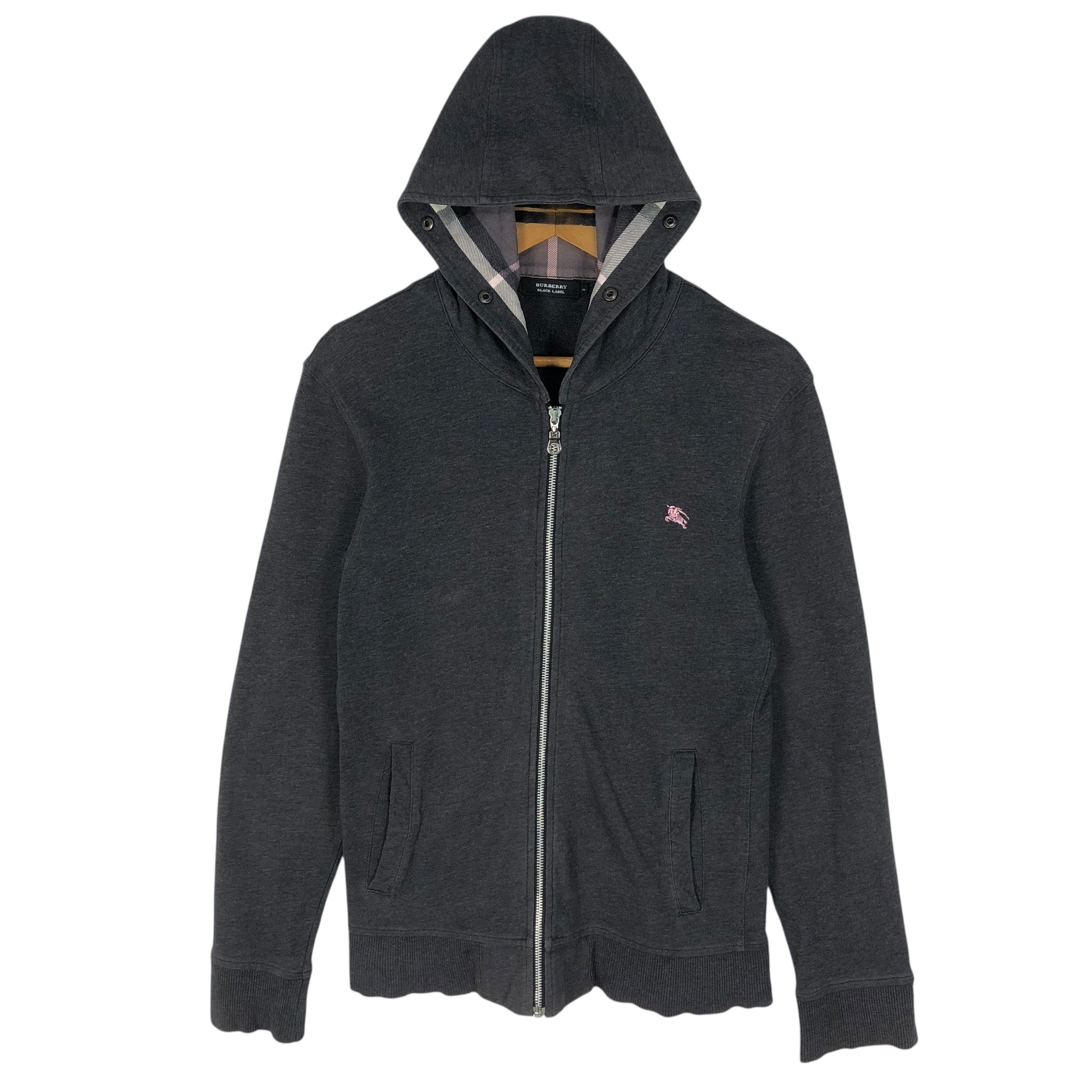 Burberry Burberry Black Label Full Zip Hooded Sweater Size S / US 4 / IT 40 - 1 Thumbnail
