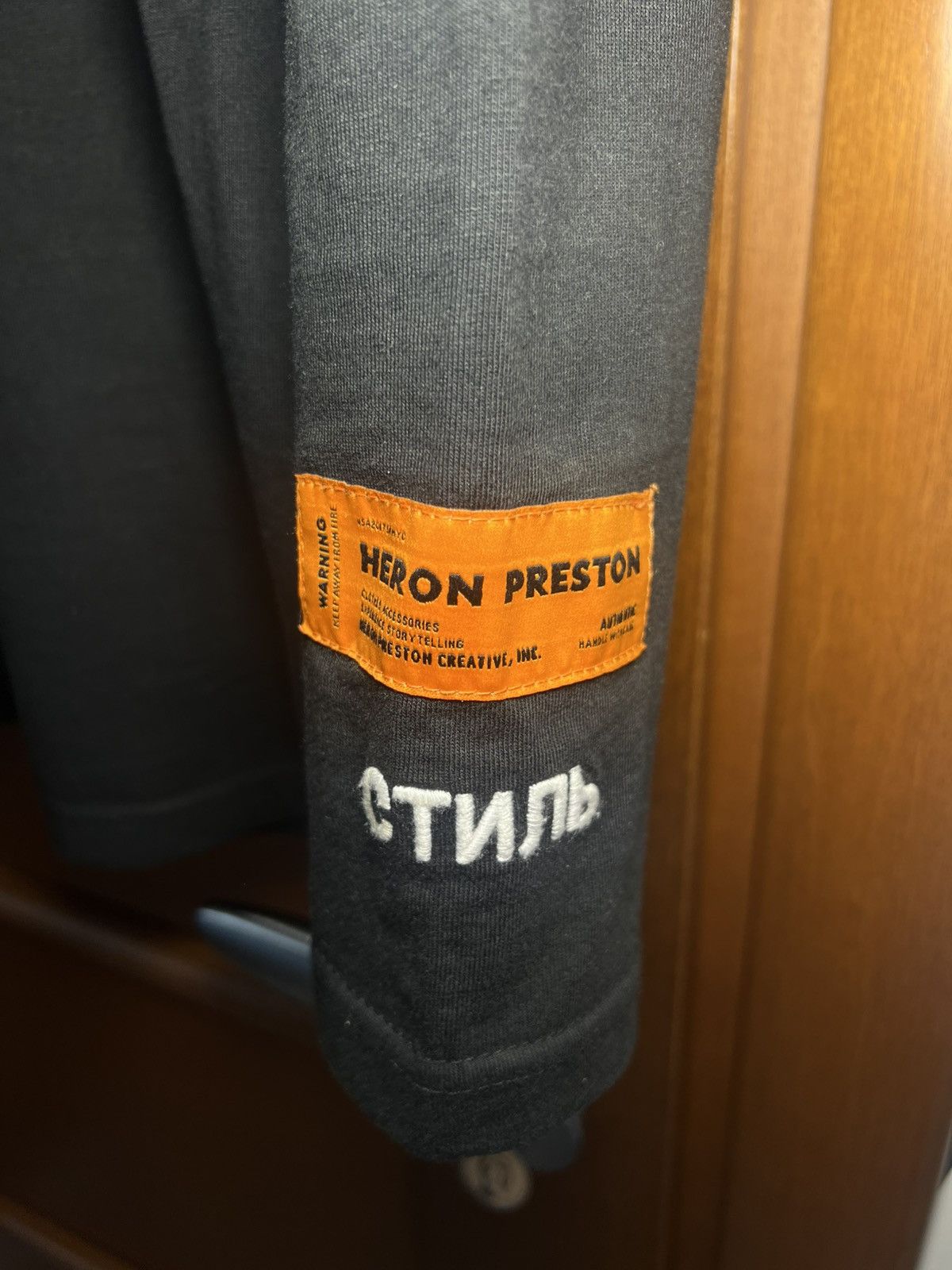 Heron Preston Offers🤝Heron Preston «Стиль» long sleeve with neck ✨ Size US L / EU 52-54 / 3 - 3 Thumbnail