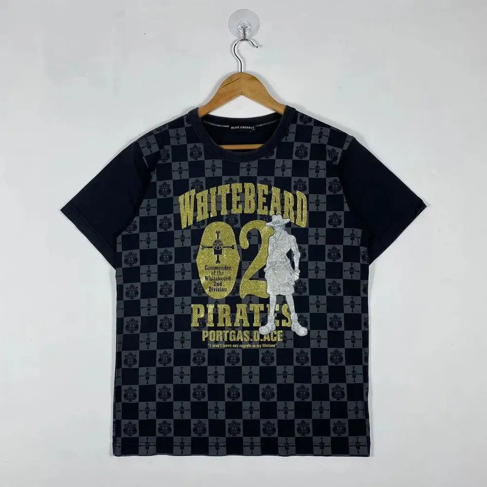 Anime BLUE CROSS ONE PIECE WHITEBEARD PIRATES PORTGAS D ACE TEE Size US L / EU 52-54 / 3 - 2 Thumbnail