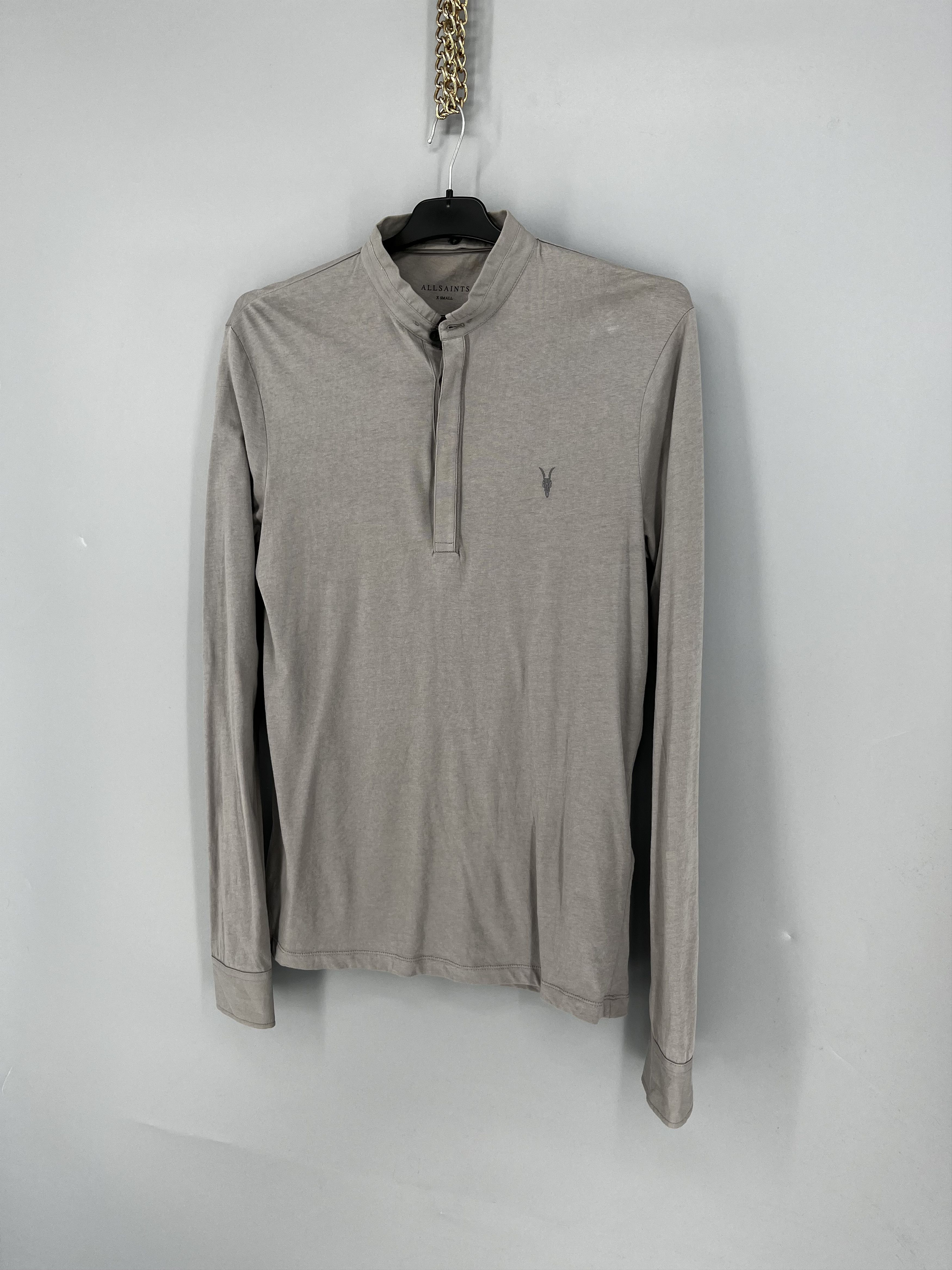 Allsaints Vintage Basic Allsaints Mini Logo Basic Tee Old Money Size US XS / EU 42 / 0 - 3 Thumbnail