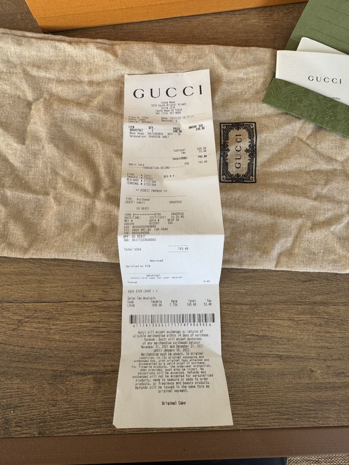 Gucci Mens Gucci shoes Ace GG Size US 10 / EU 43 - 8 Thumbnail