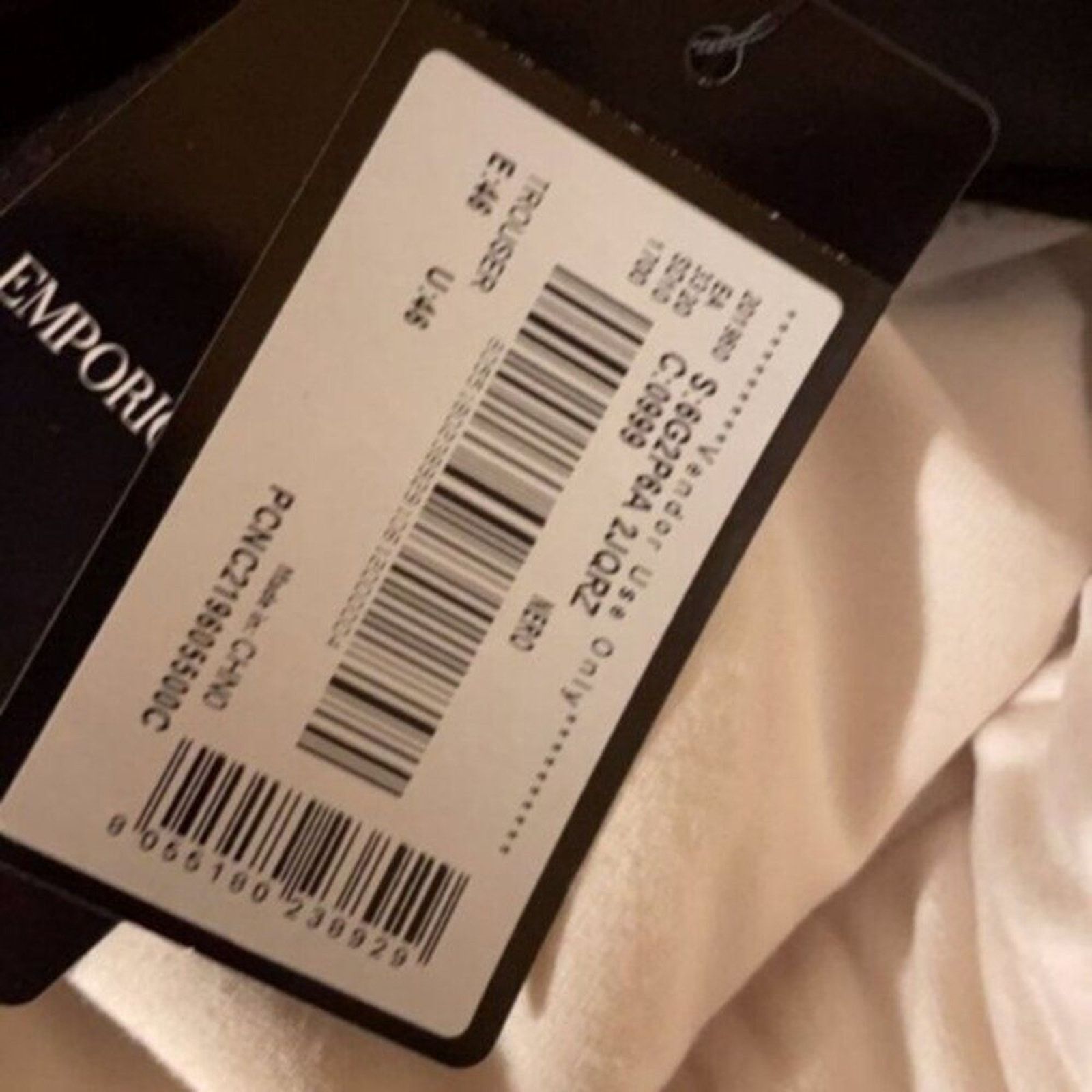 Emporio Armani Emporio Armani Velour Casual Pants Black size 10 Size 32" / US 10 / IT 46 - 6 Thumbnail