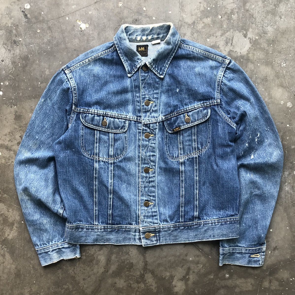 Vintage 70’s Lee Riders 220J Denim Trucker Jacket Union Made