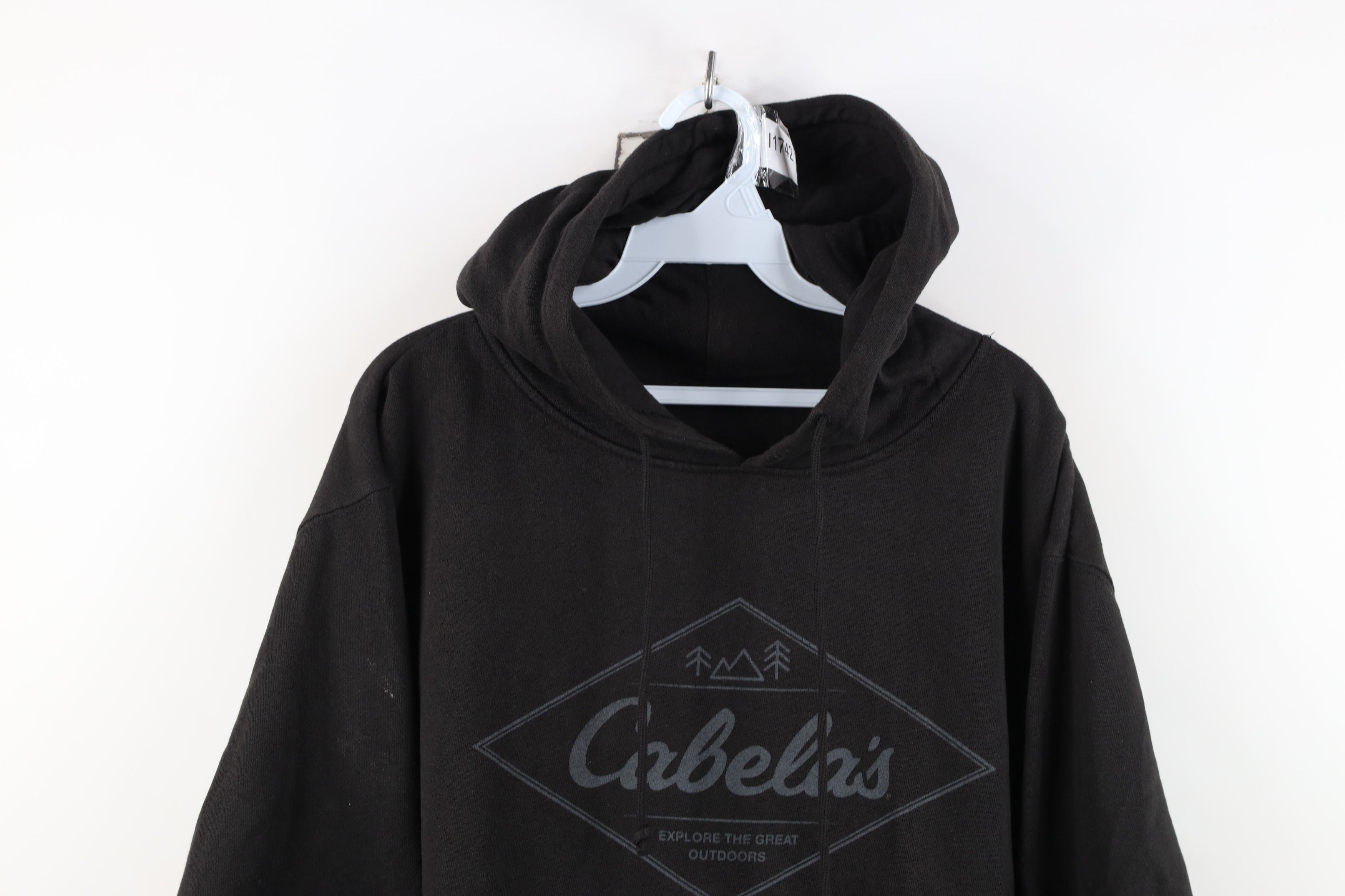Cabelas Vintage Y2K Cabelas Spell Outdoors Hoodie Sweatshirt Black Size US L / EU 52-54 / 3 - 2 Thumbnail