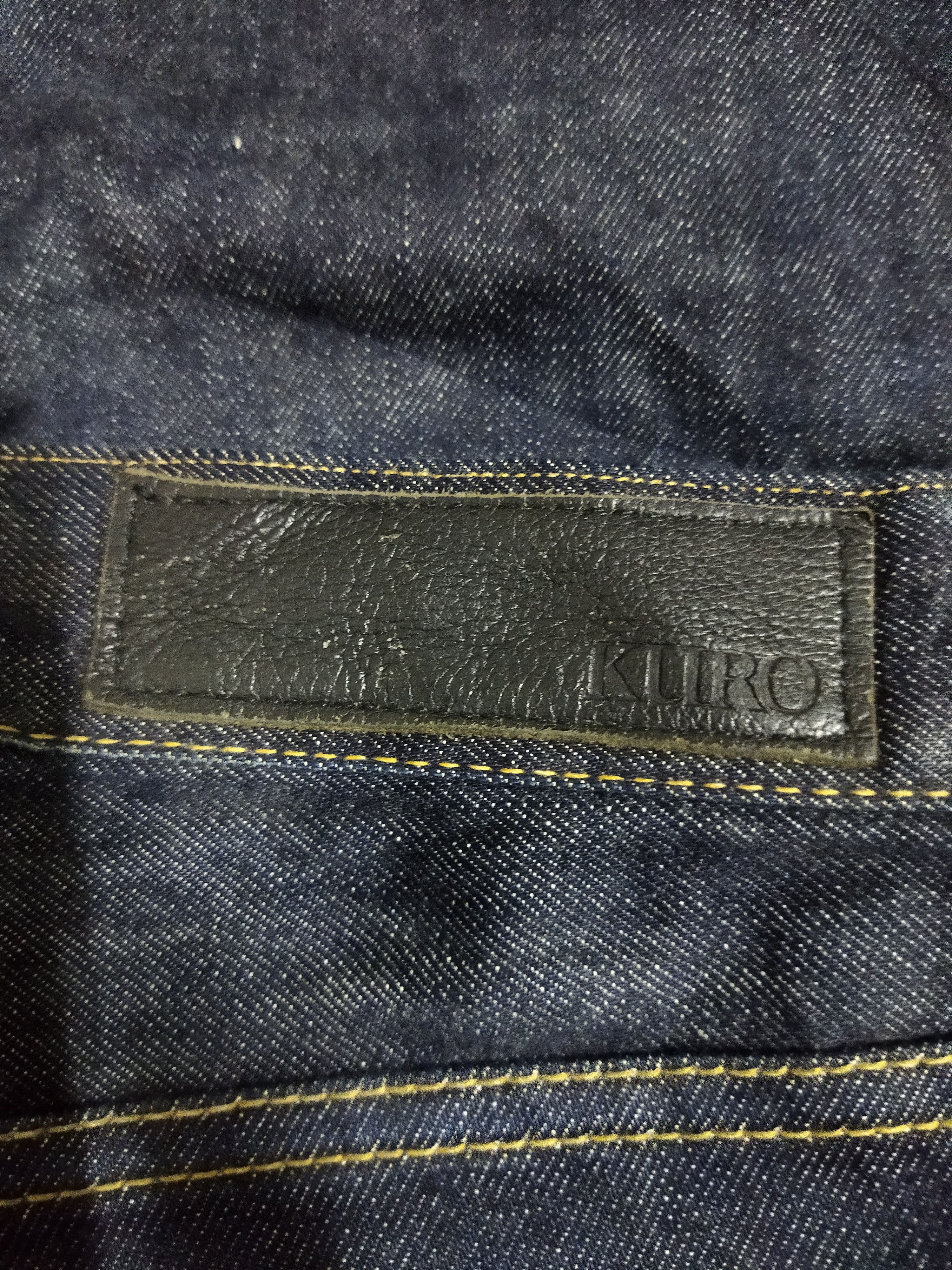 KURO Kuro Selvage Denim Jeans Size US 34 / EU 50 - 6 Thumbnail
