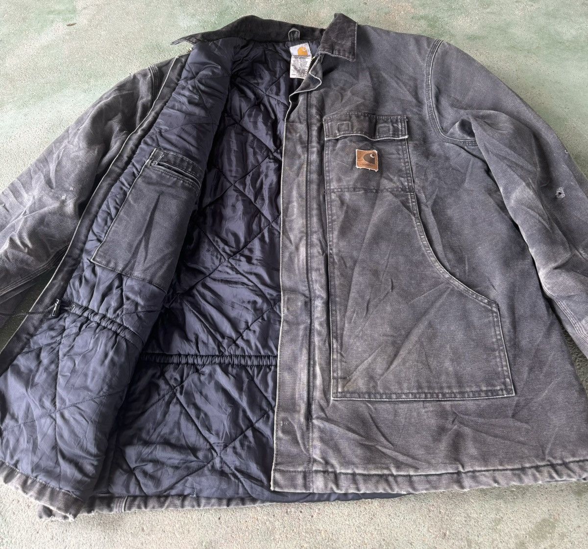 Carhartt 🔥RARE🔥VINTAGE CARHARTT JACKET DESTRESS Size US XL / EU 56 / 4 - 1 Thumbnail