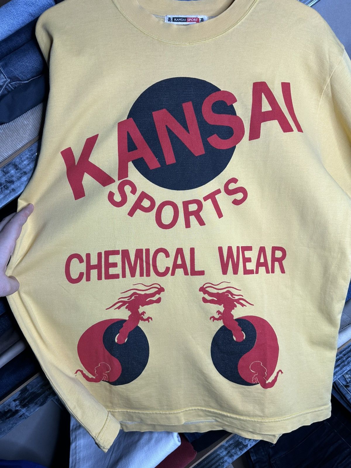 Kansai Yamamoto Kansai Yamamoto Sport Chemical Wear Archive Graphic Shirt Size US L / EU 52-54 / 3 - 3 Thumbnail