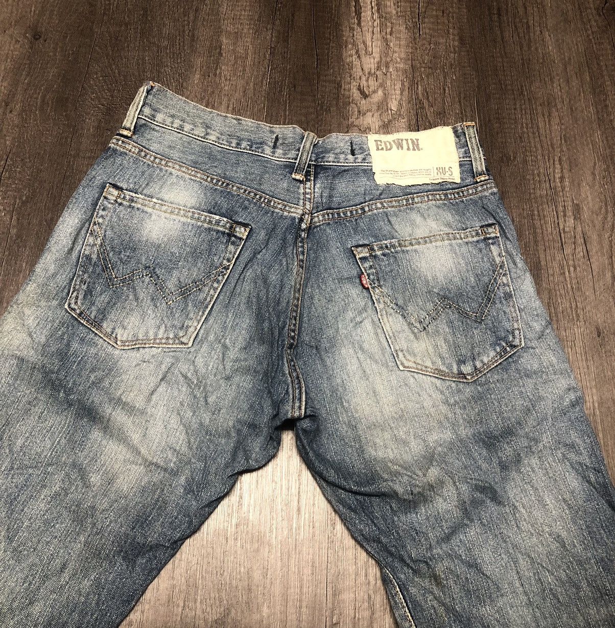 Edwin × Vintage Vintage Edwin XU-S Distressed Denim Size US 30 / EU 46 - 23 Thumbnail