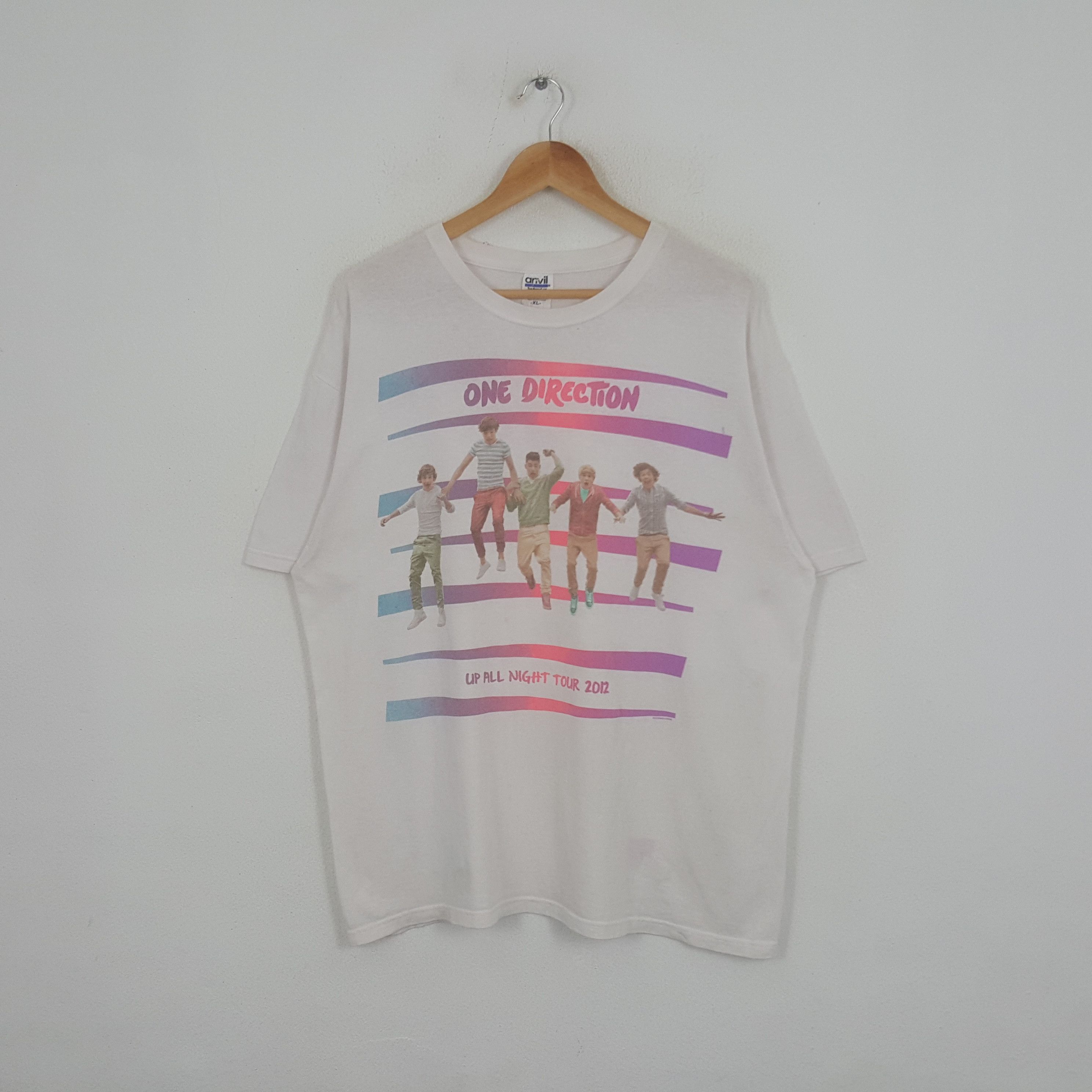 Vintage One Direction Up All Night Tour 2012 Band Tshirt