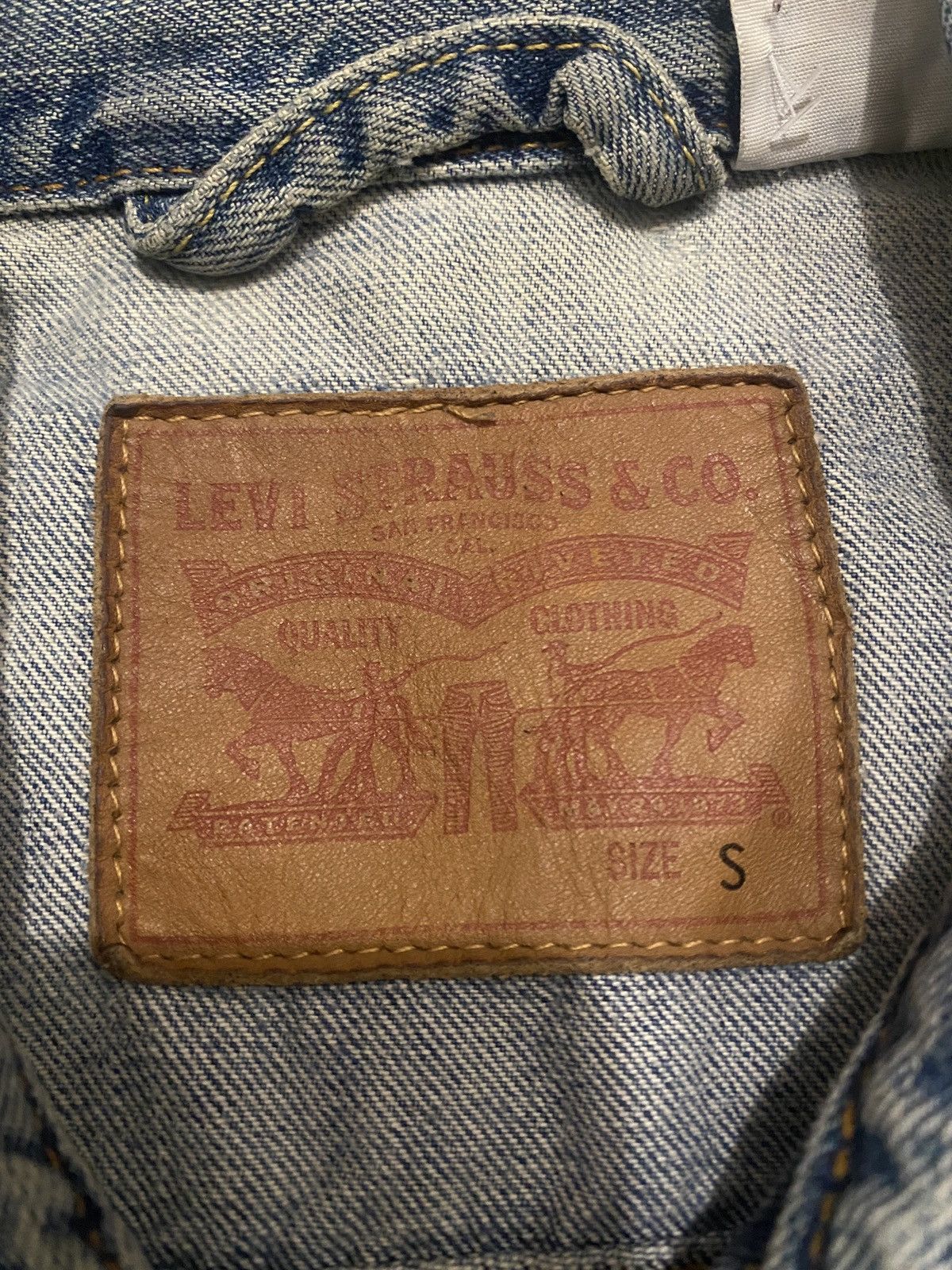Levi's Levi Strauss denim distreesed jacket Size US M / EU 48-50 / 2 - 2 Thumbnail