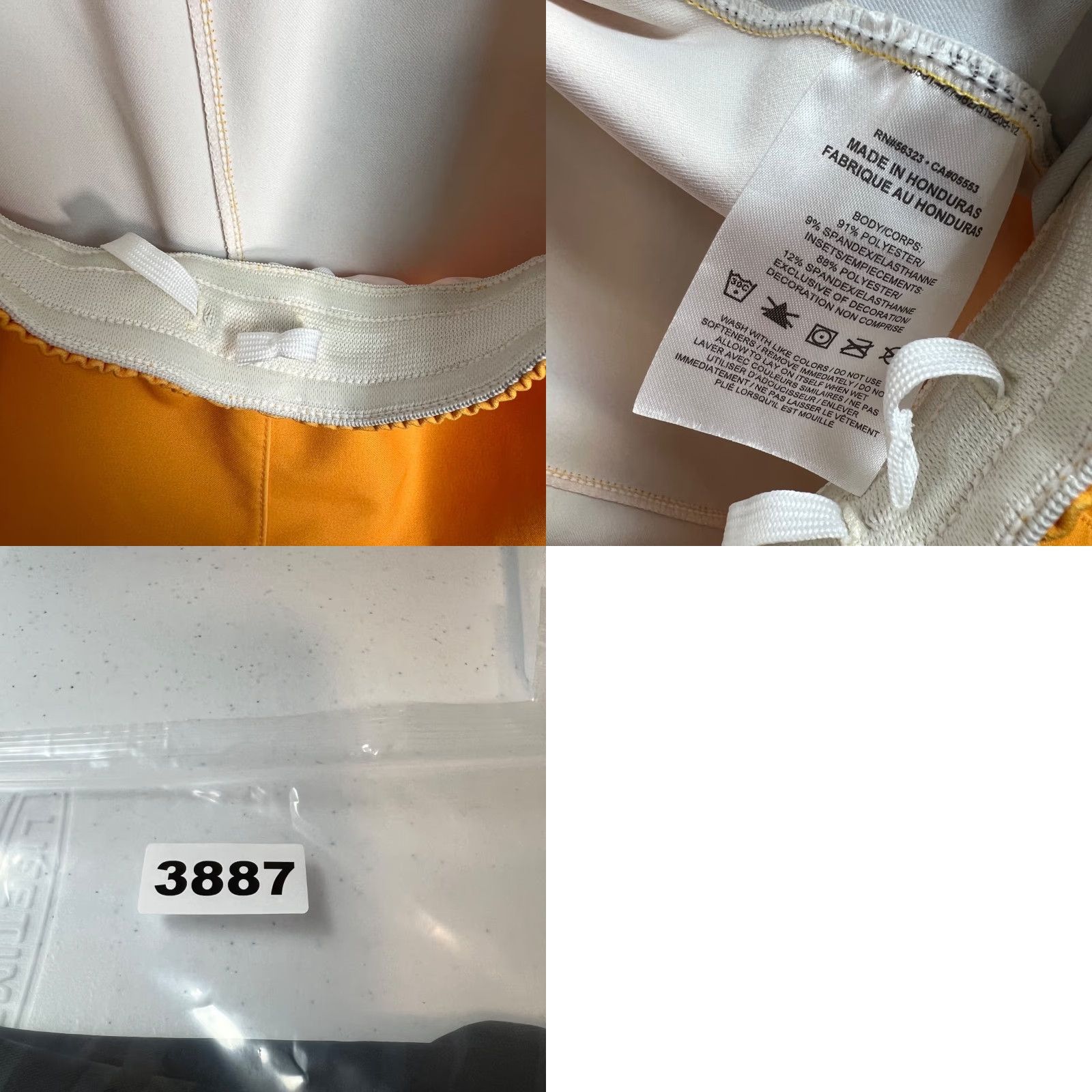 Nike Nike Dri-Fit Womens Size Large Yellow & Black Athletic Shorts Drawstring Size 36" / US 14 / IT 50 - 8 Thumbnail