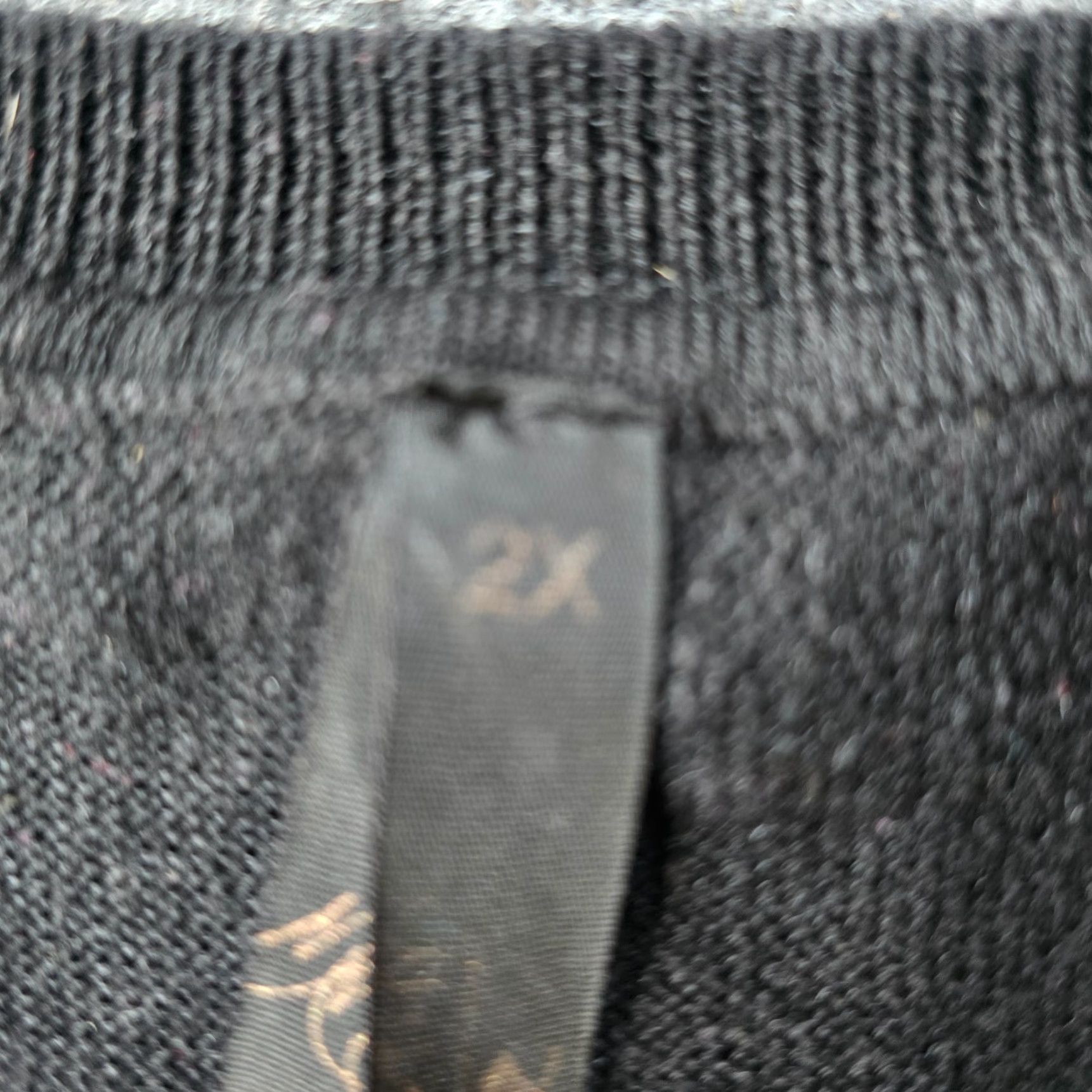 Melissa VINTAGE Melissa McCarthy Seven7 Sweater Womens 2X Black Cat Kitty Pockets Dress Tunic Size XXL / US 16-18 / IT 52-54 - 6 Thumbnail