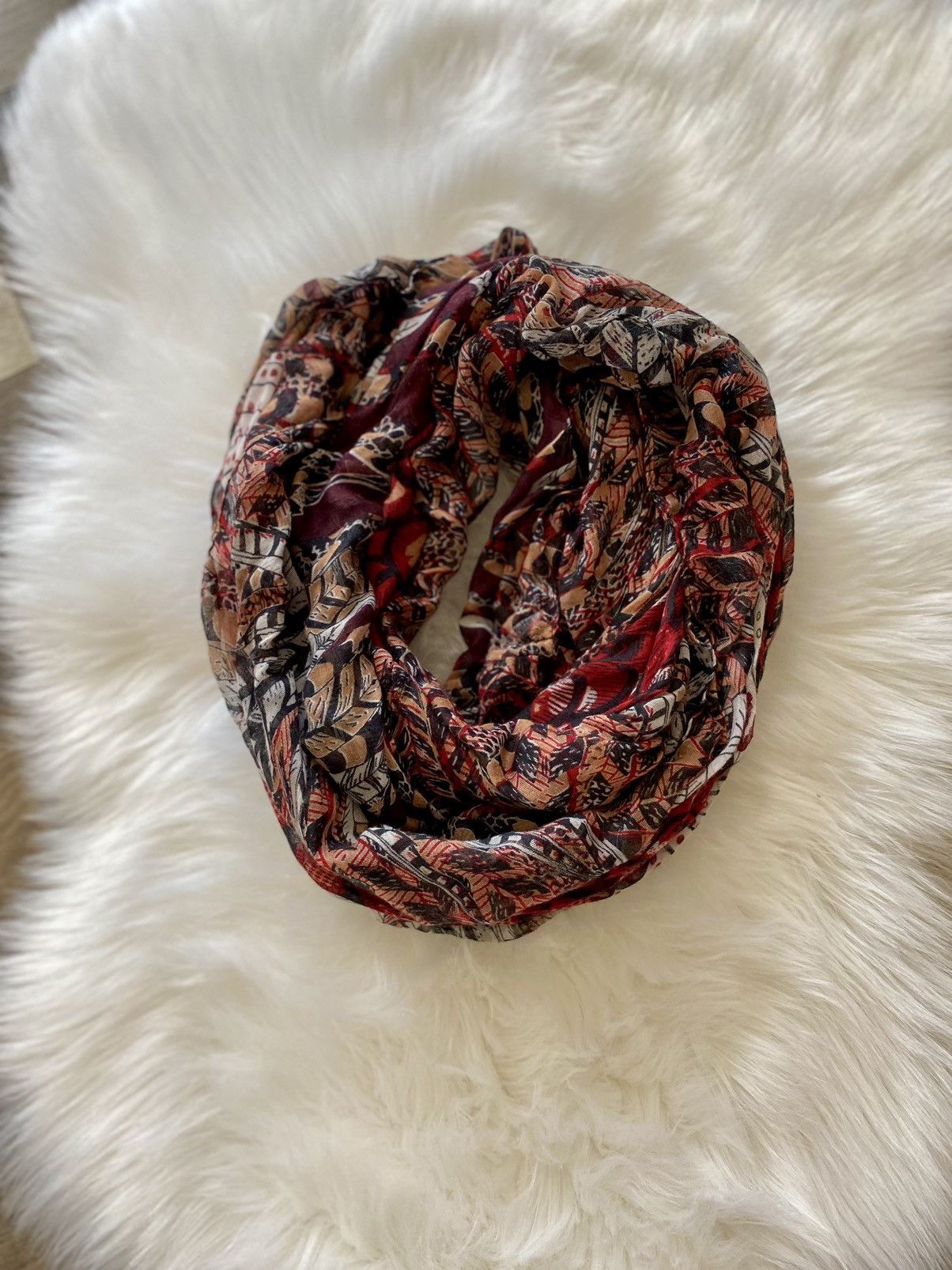 Other VINTAGE CHARLOTTE RUSSE MULTI PRINT PULLOVER SCARF Size ONE SIZE - 7 Thumbnail
