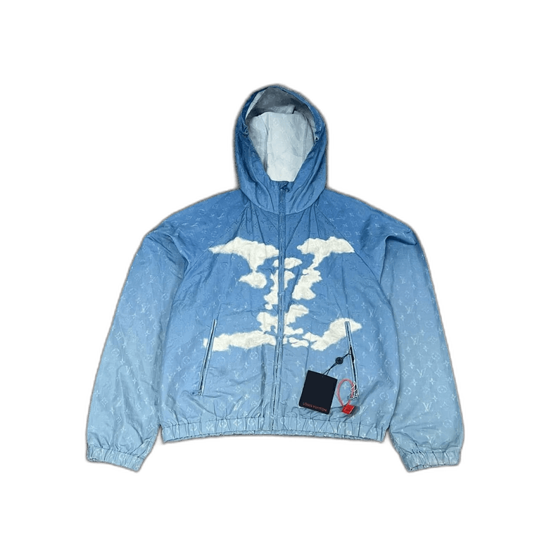 Louis Vuitton Louis Vuitton Sky Blue Hooded Jacket Size US M / EU 48-50 / 2 - 1 Thumbnail