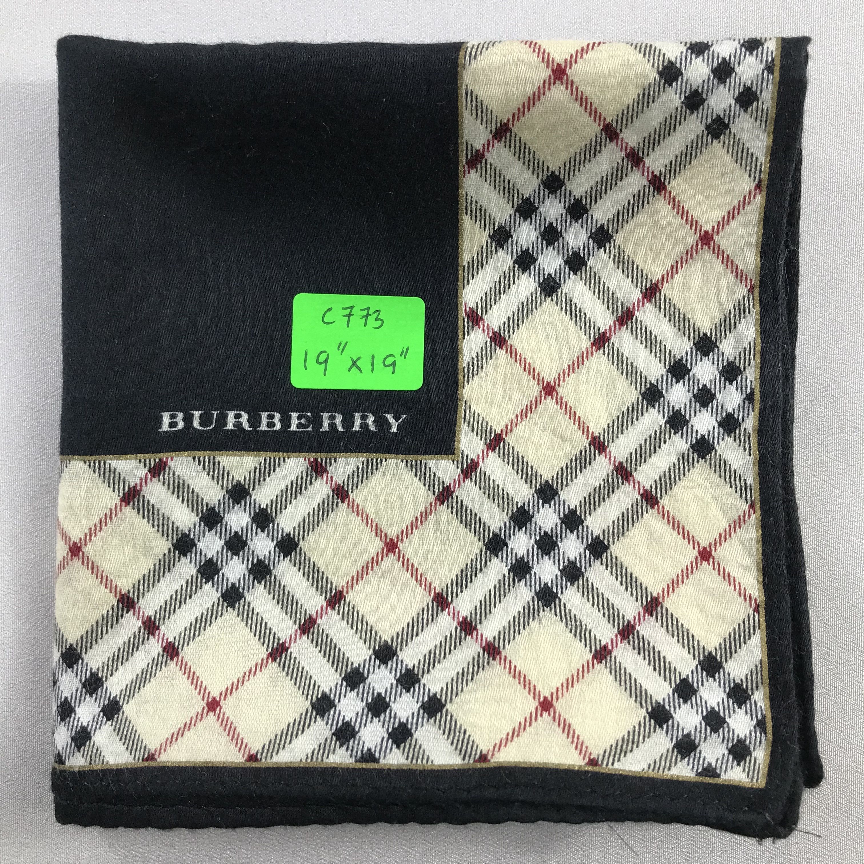 Burberry Burberry Handkerchief / Bandana / Neckerchief C773 Size ONE SIZE - 7 Thumbnail