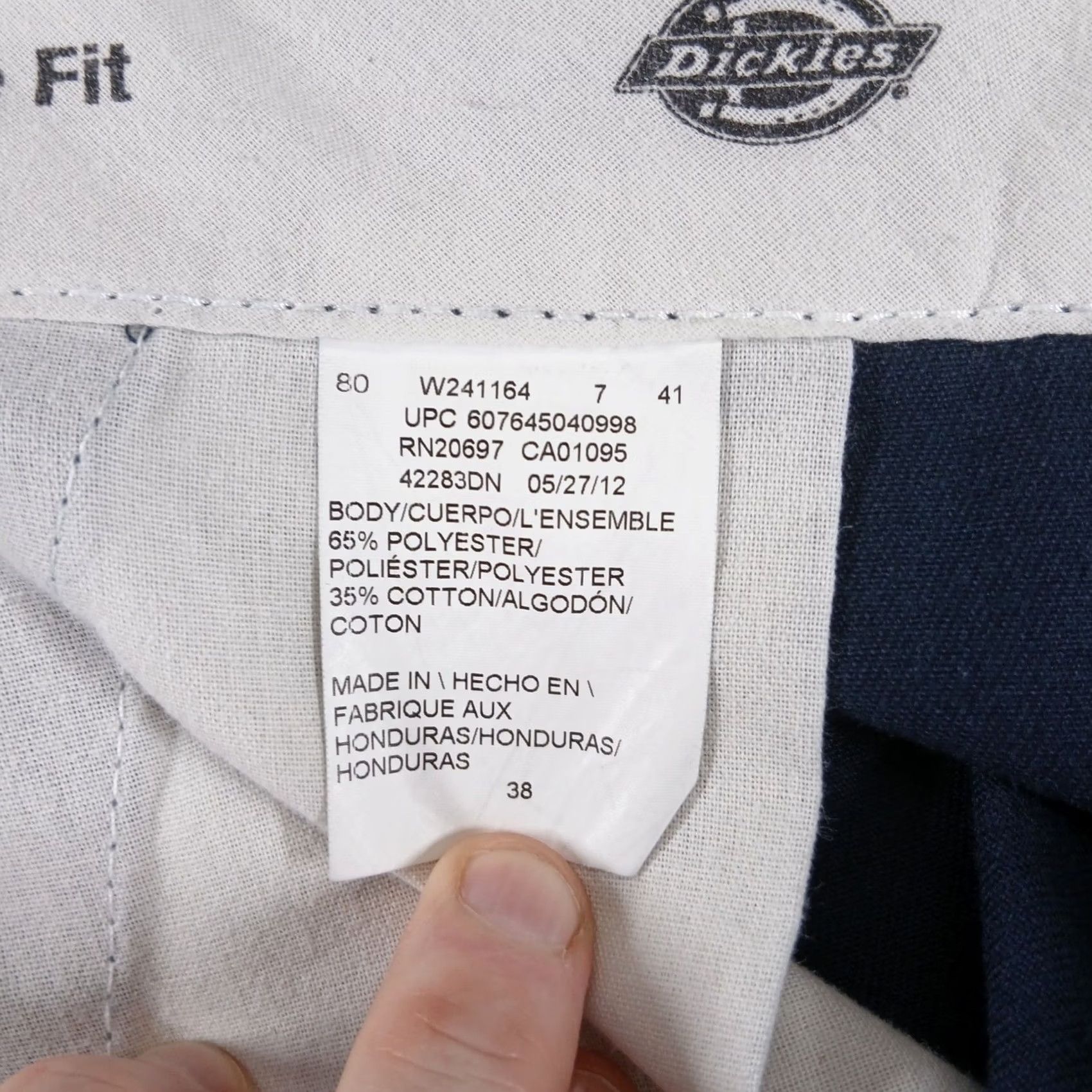 Dickies Dickies Work Shorts Blue Size 38 Loose Fit Mens Size US 38 / EU 54 - 4 Thumbnail