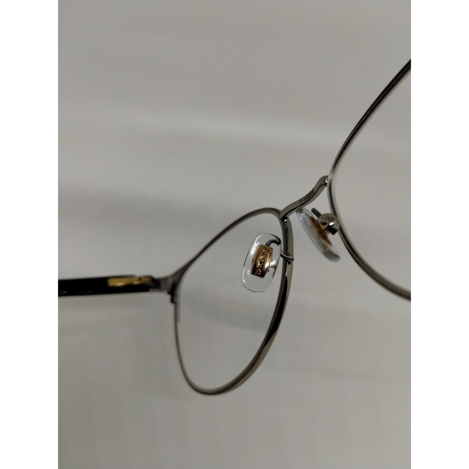 DKNY DKNY DY 5654 1239 Black Gunmetal Cat Eye Eyeglass Frames Size ONE SIZE - 8 Thumbnail
